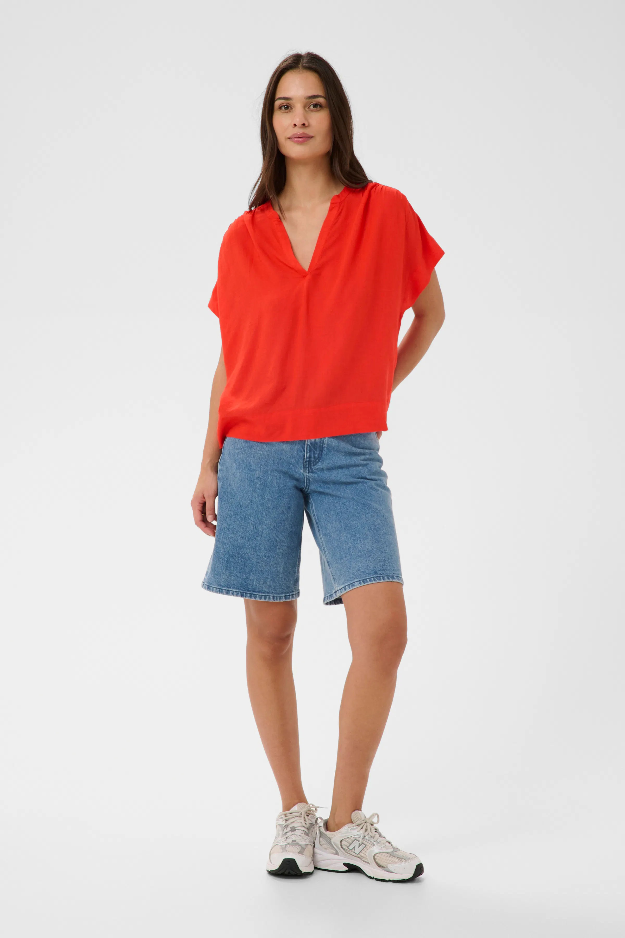 KAmilia Linne Top LOOKBOOK FRONT 10509670-171664