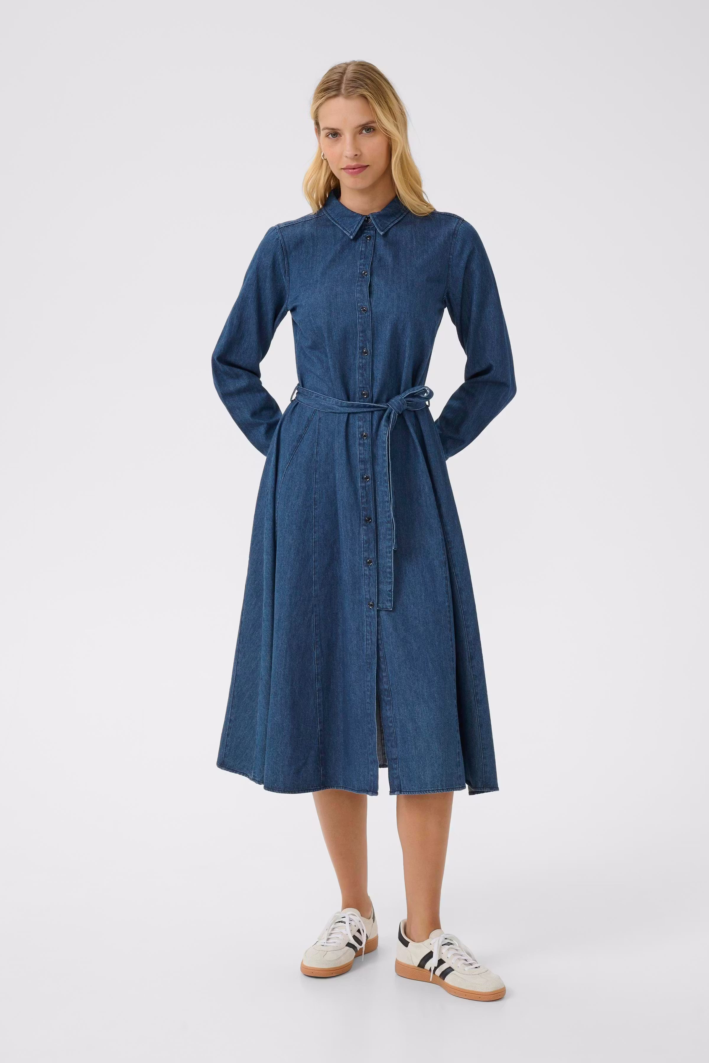 EsilyasPW Jeansklänning LOOKBOOK FRONT 30309963-300157