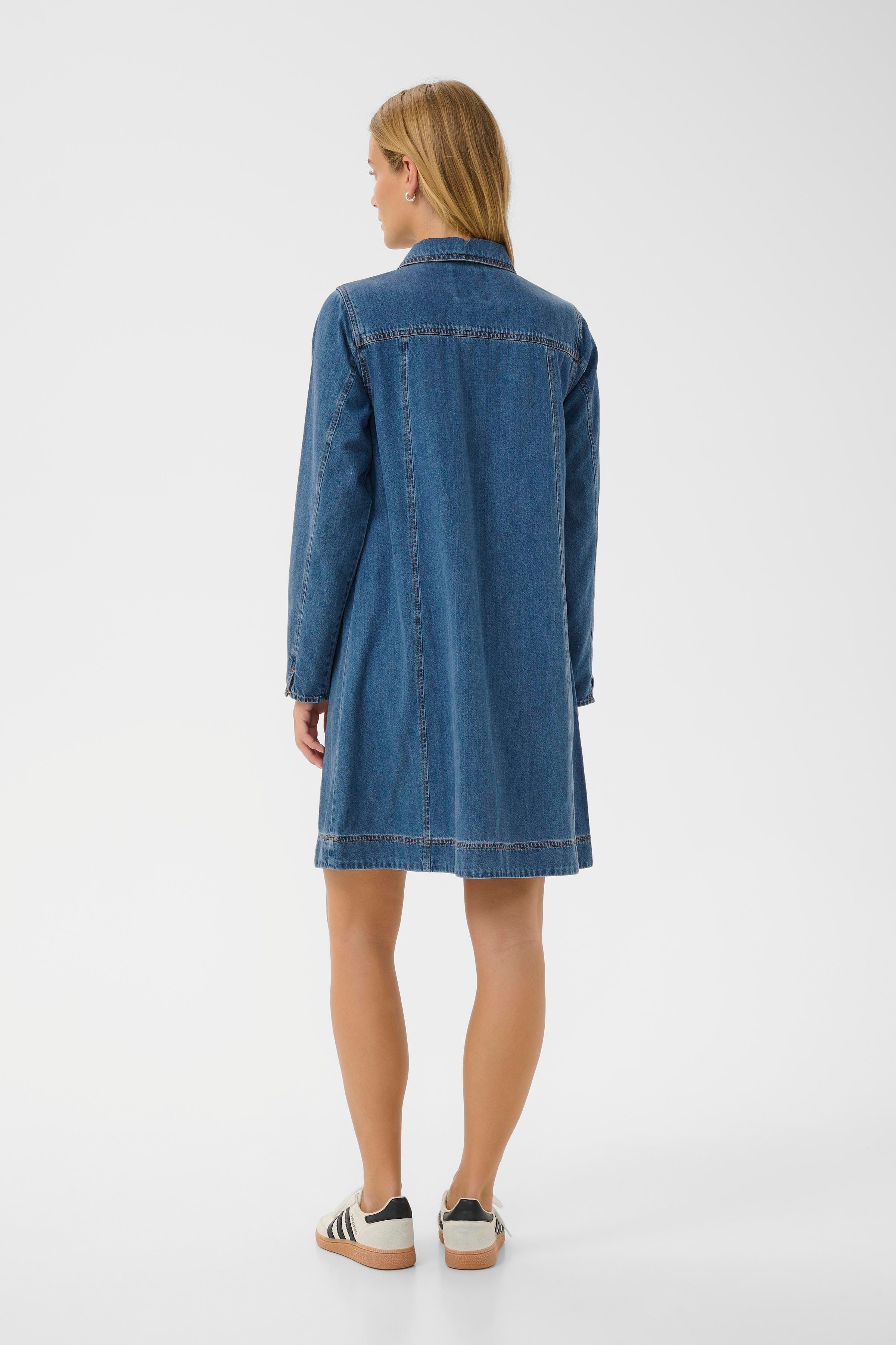 YaliaPW Denim Dress LOOKBOOK BACK 30310274-300156