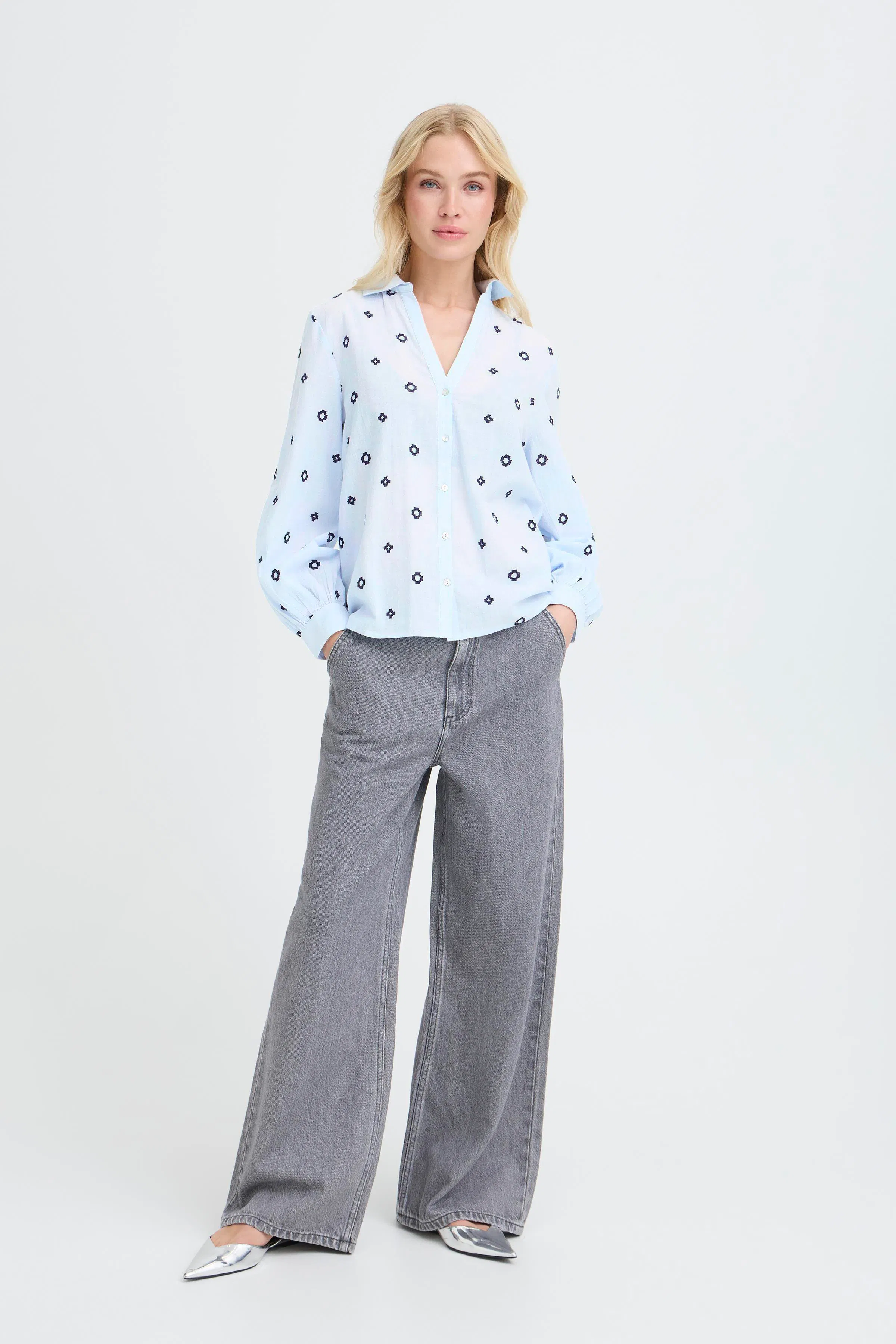 BYFABIENNE Skjorte LOOKBOOK FRONT 20818463-164020