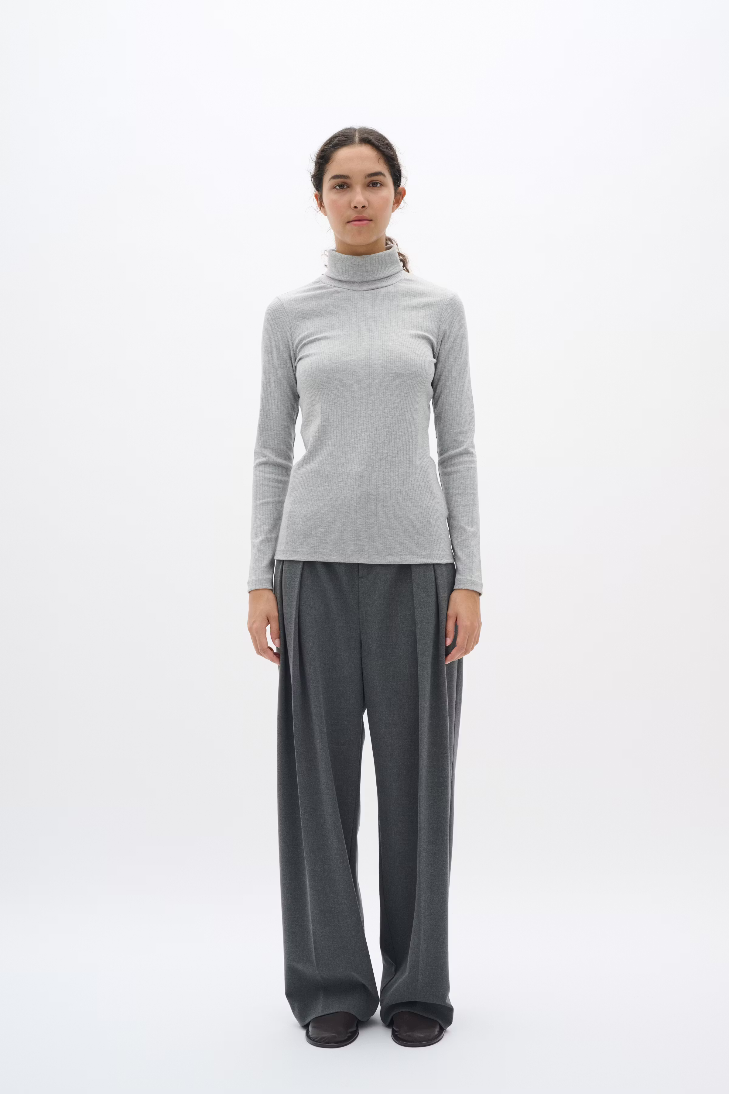 DagnaIW Rollkragenpullover Melange T-shirt LOOKBOOK FRONT 30109838-1740161