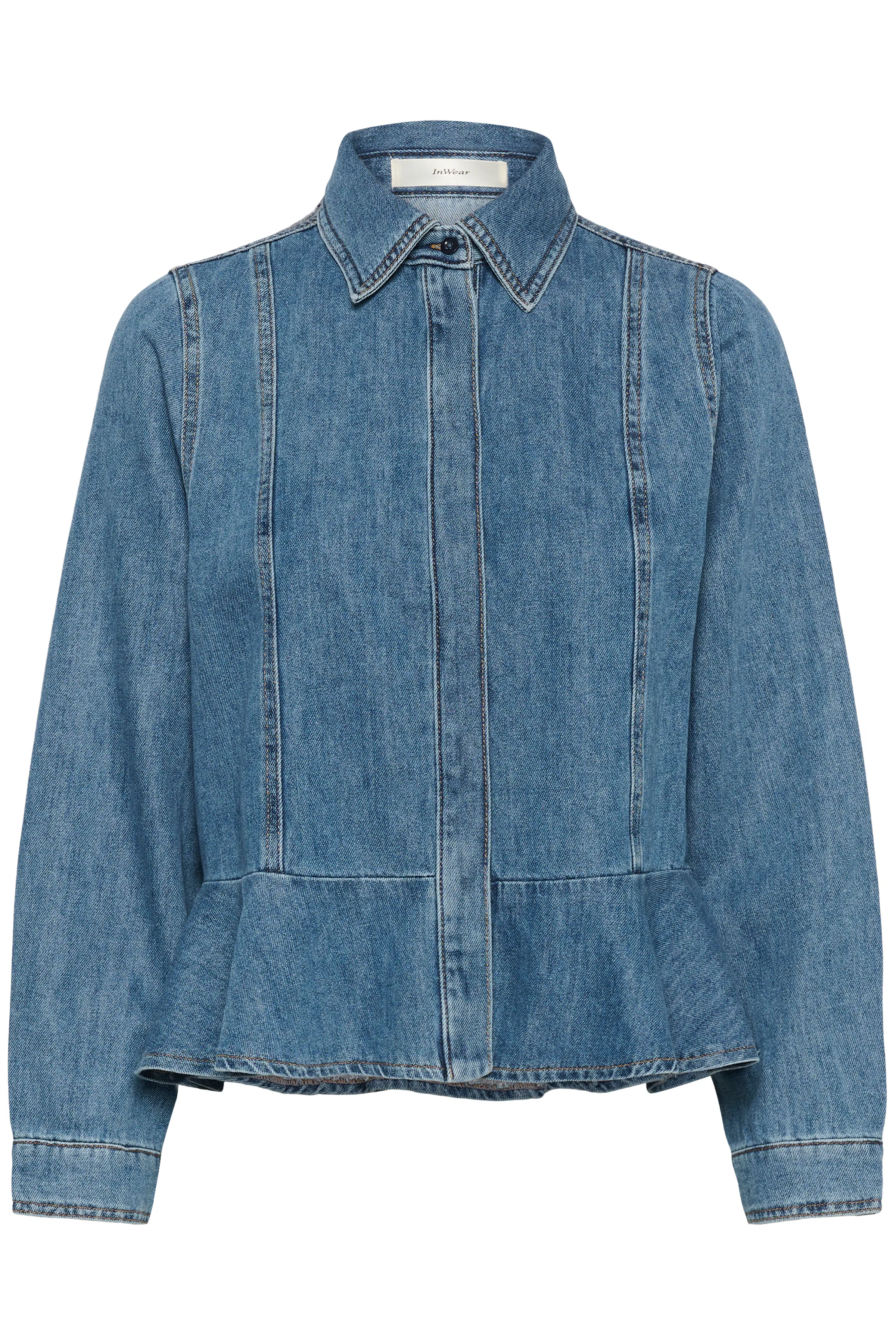 SophinaIW Denim Shirt PACK FRONT 30110166-900006619