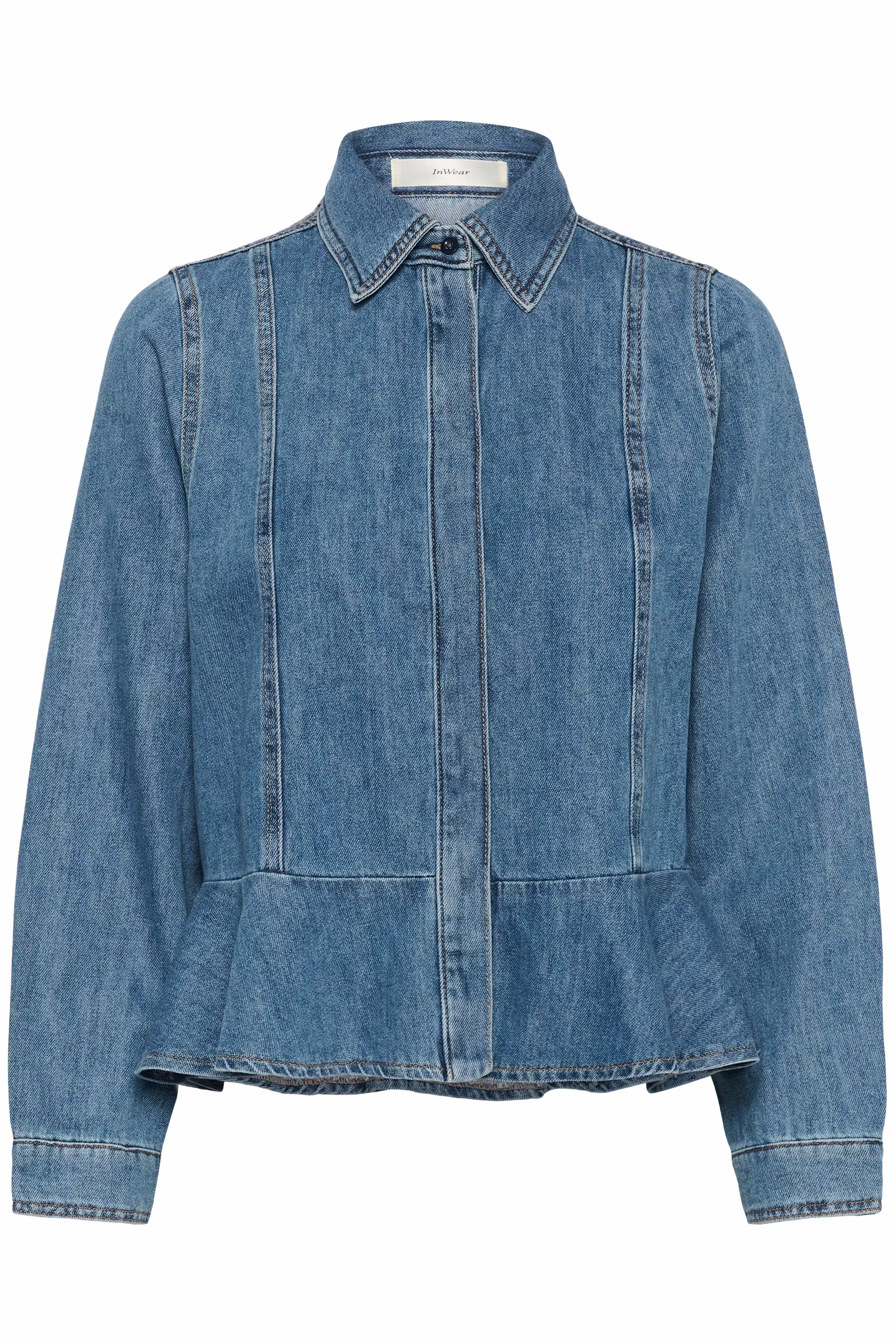 SophinaIW Denim Shirt PACK FRONT 30110166-900006619