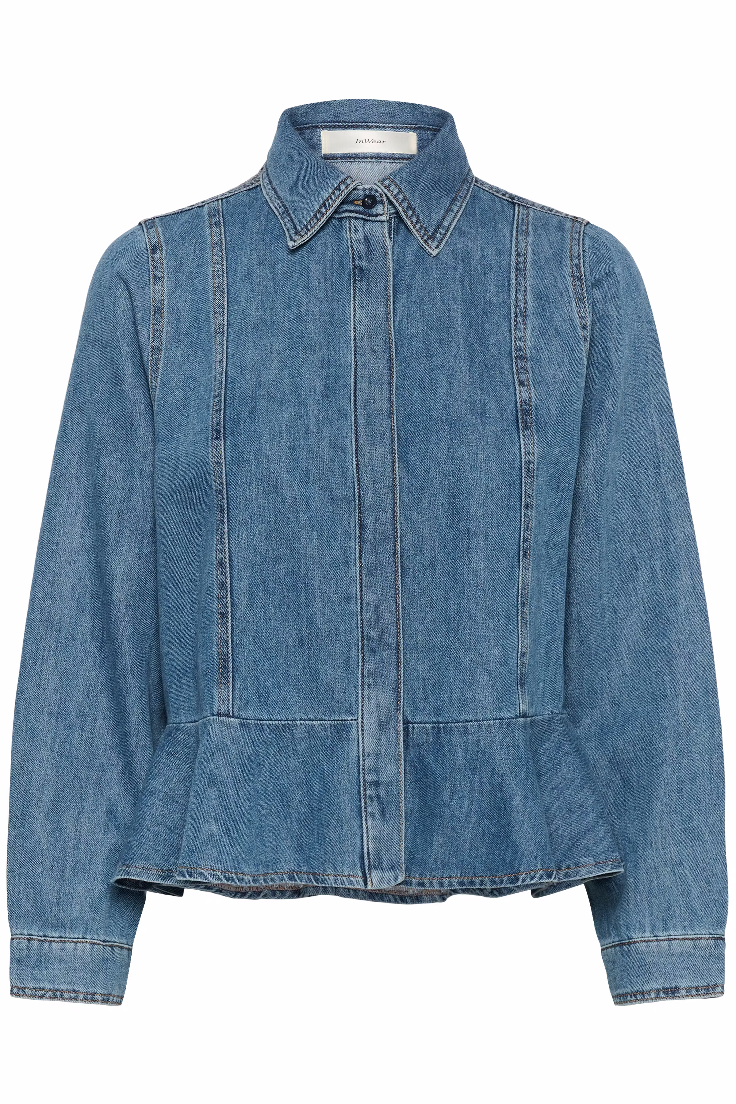 SophinaIW Denim Shirt PACK FRONT 30110166-900006619