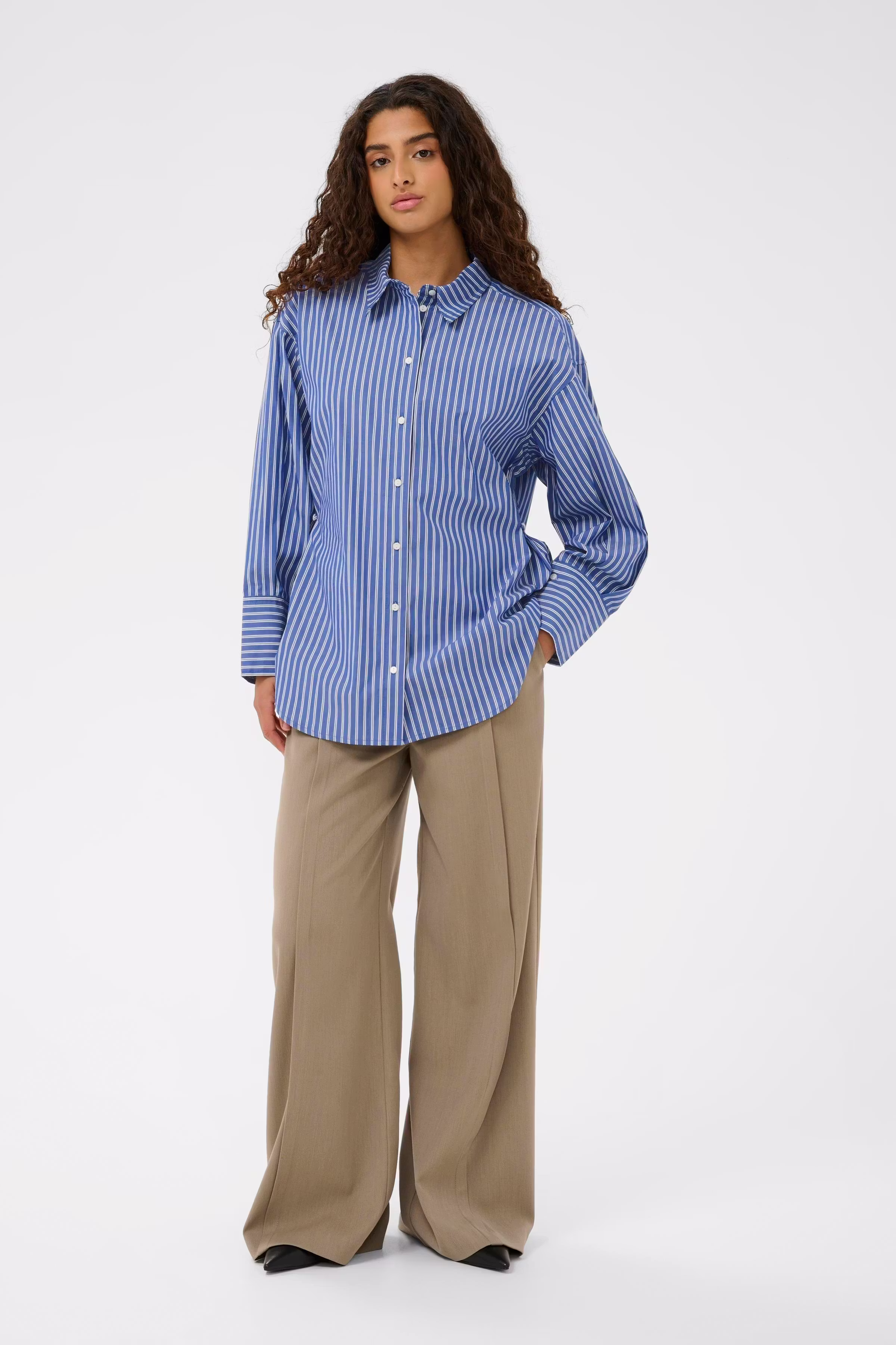 SLCalken Skjorte LOOKBOOK FRONT 30408906-304530
