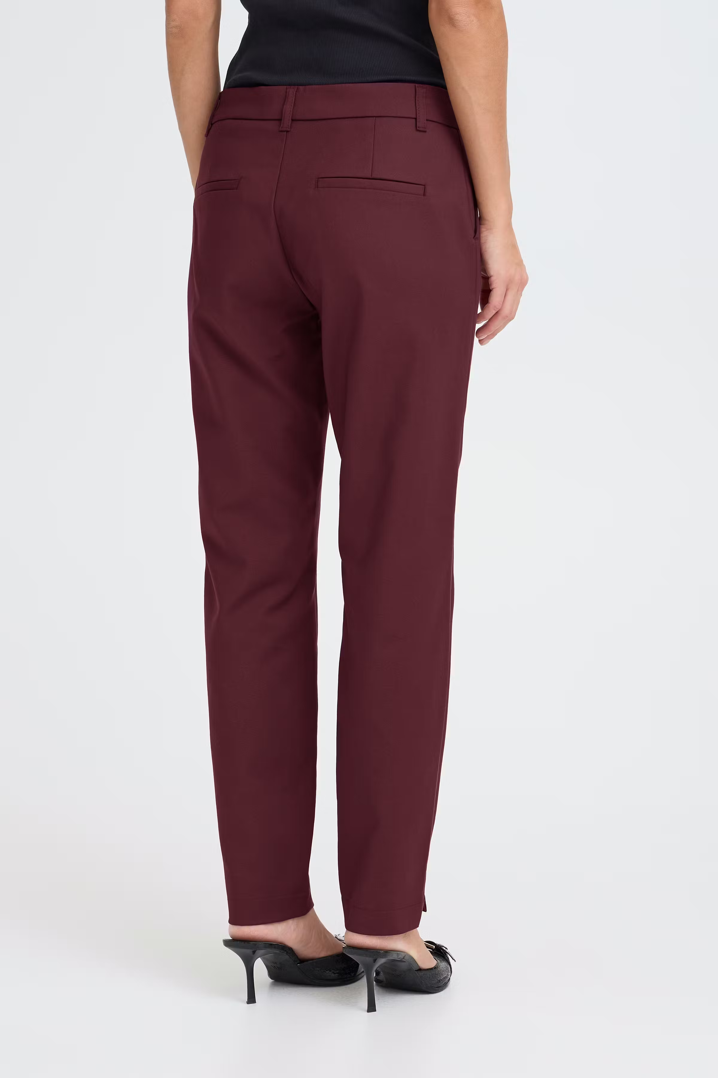 PZBINDY High Waist, Ankle Skinny Leg Bukser LOOKBOOK BACK 50210331-191718