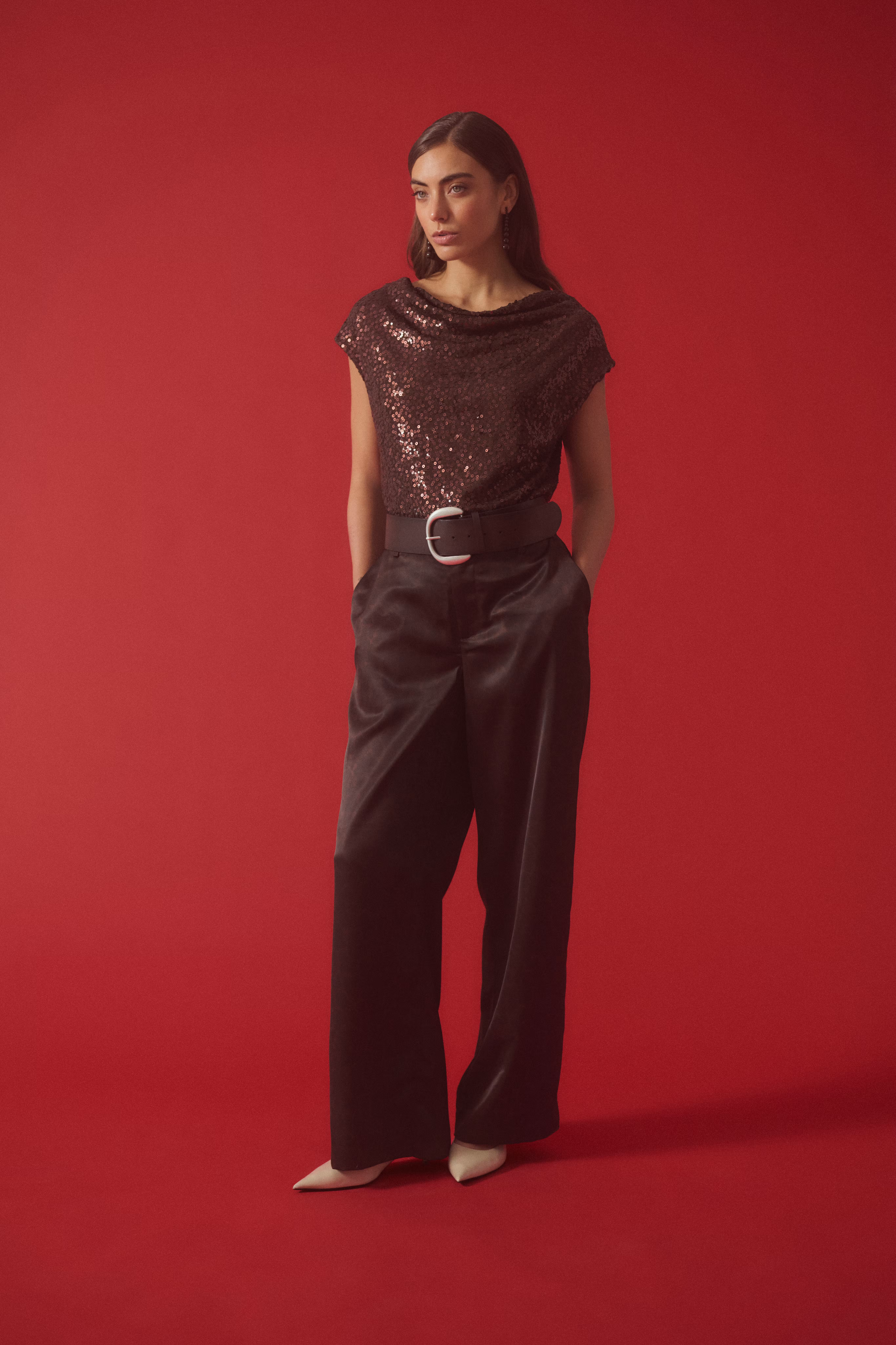 CUNYNNA Sequin top
 LOCATION NONE 50114028-190915