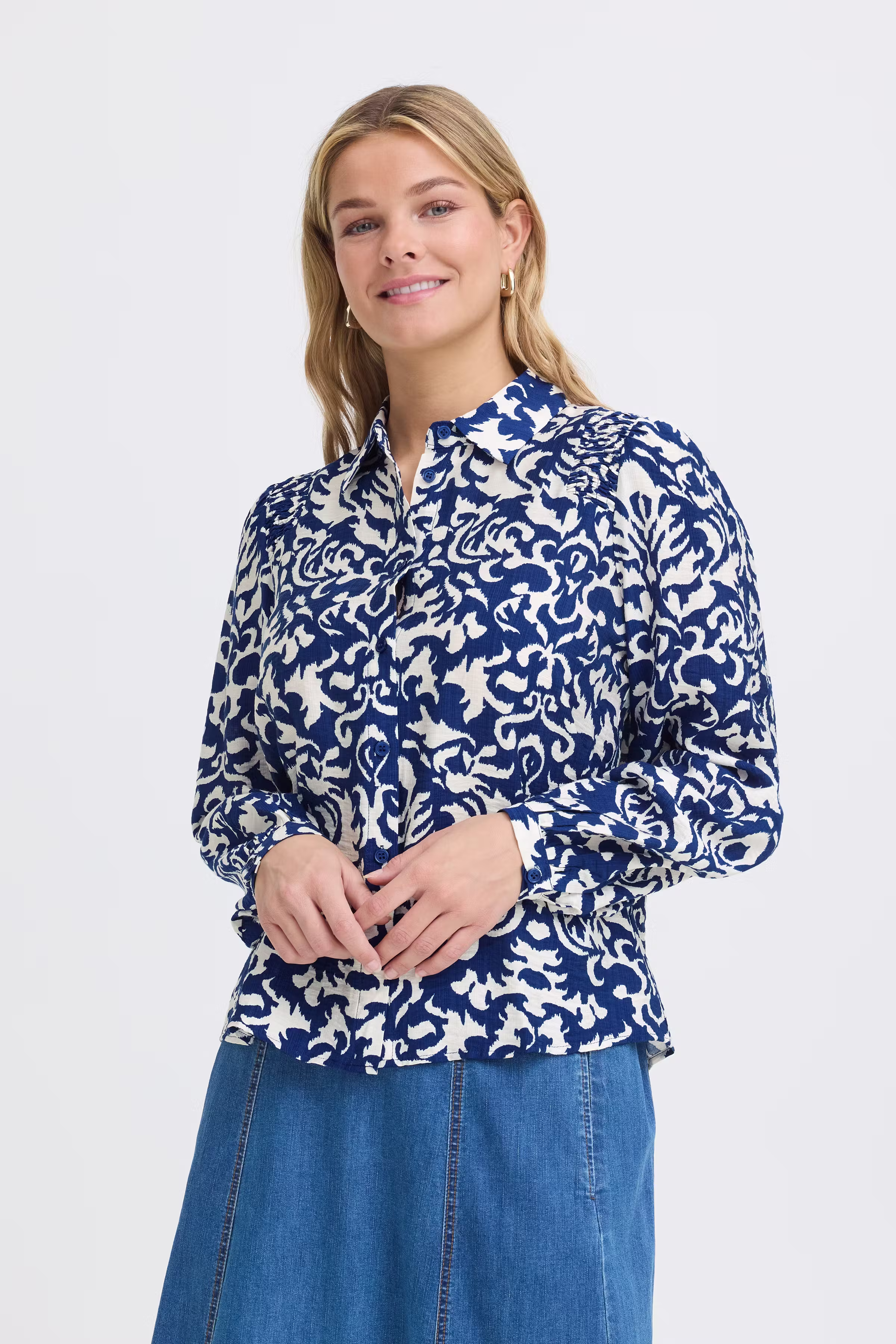 FRLELI Overhemd LOOKBOOK FRONT 20618043-900010904