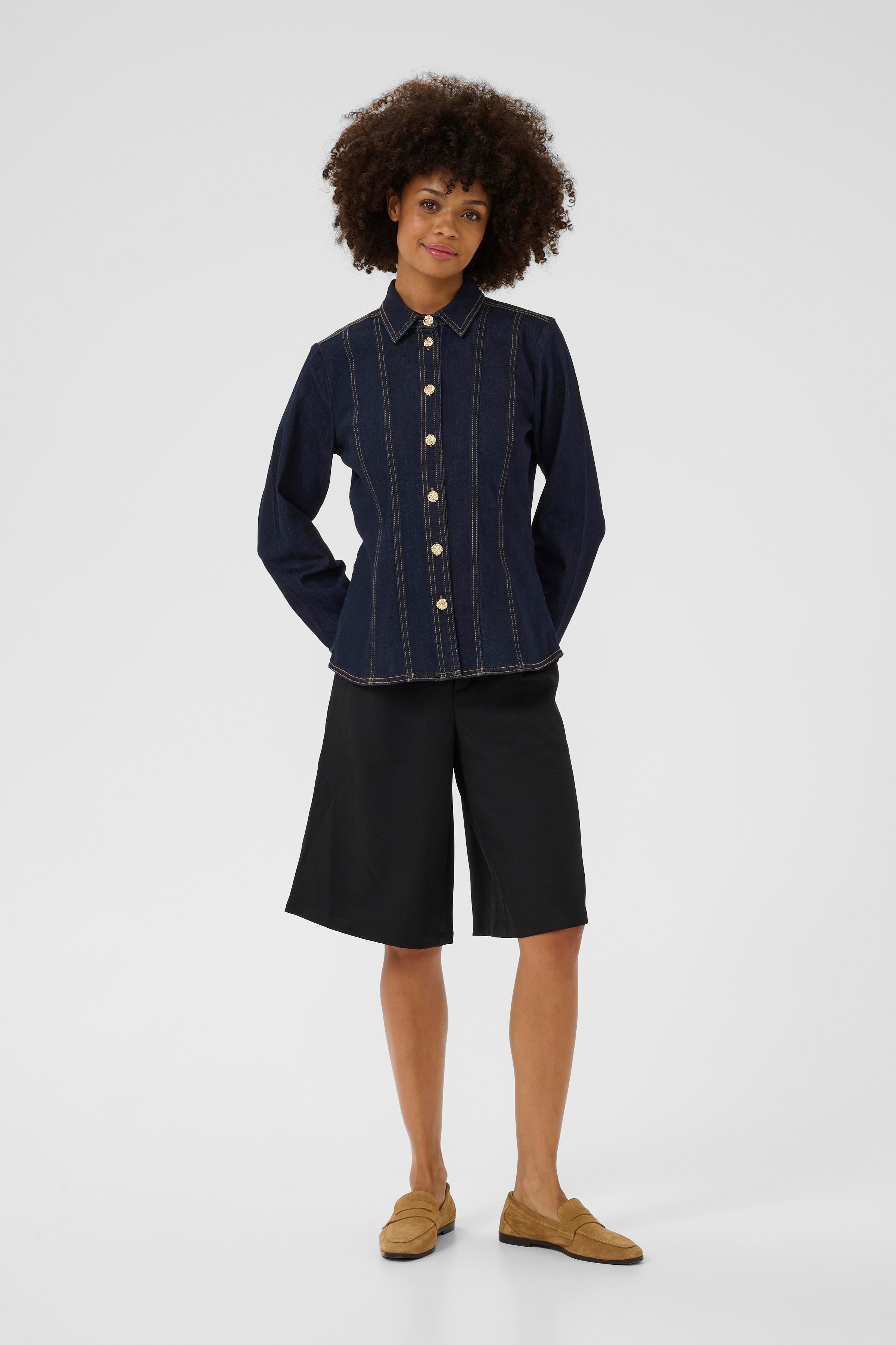 CUbobbie Spijker Overhemd LOOKBOOK FRONT 50112271-500119