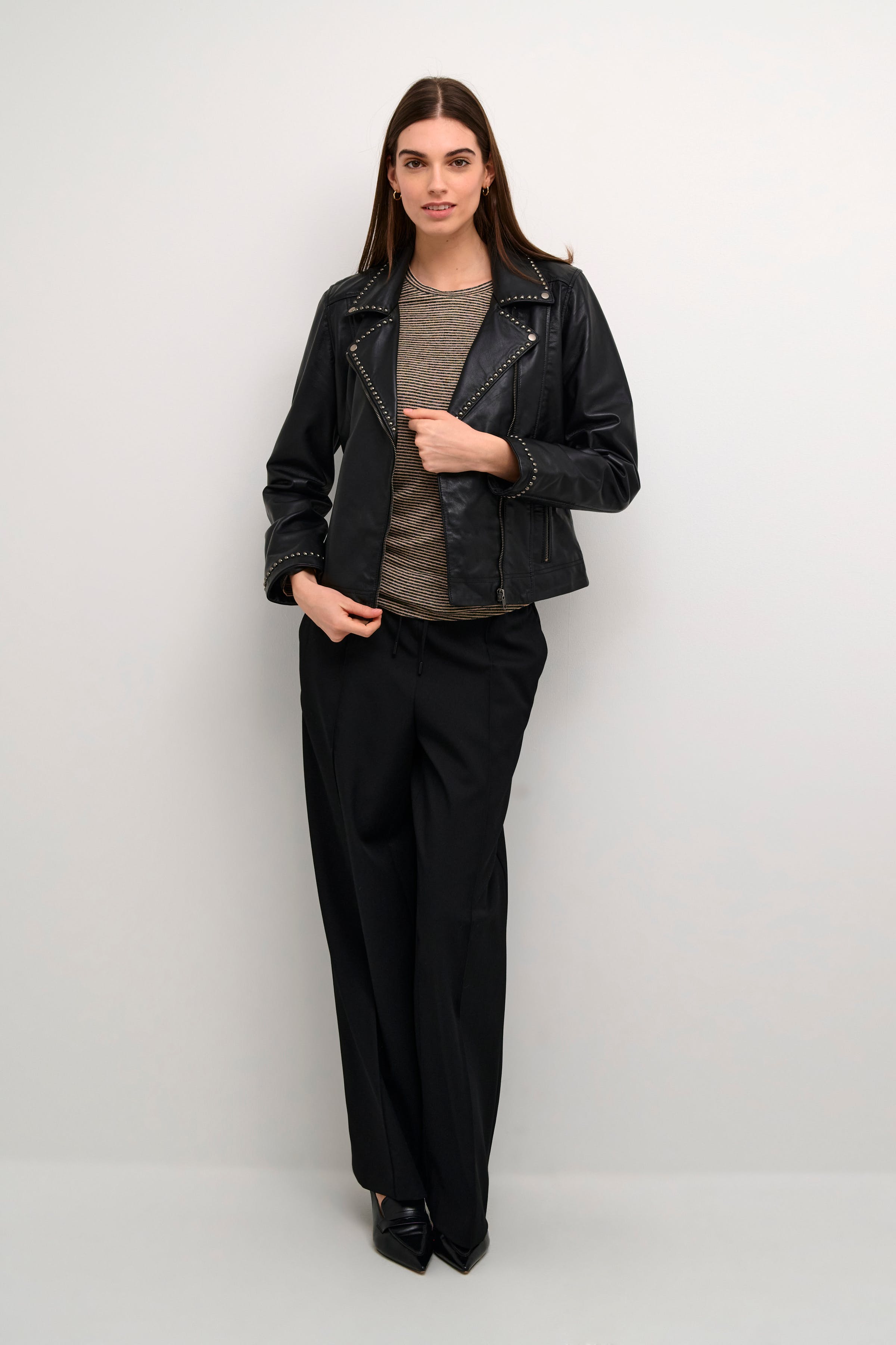 CUcanja Leather jacket LOOKBOOK FRONT 50110985-500012