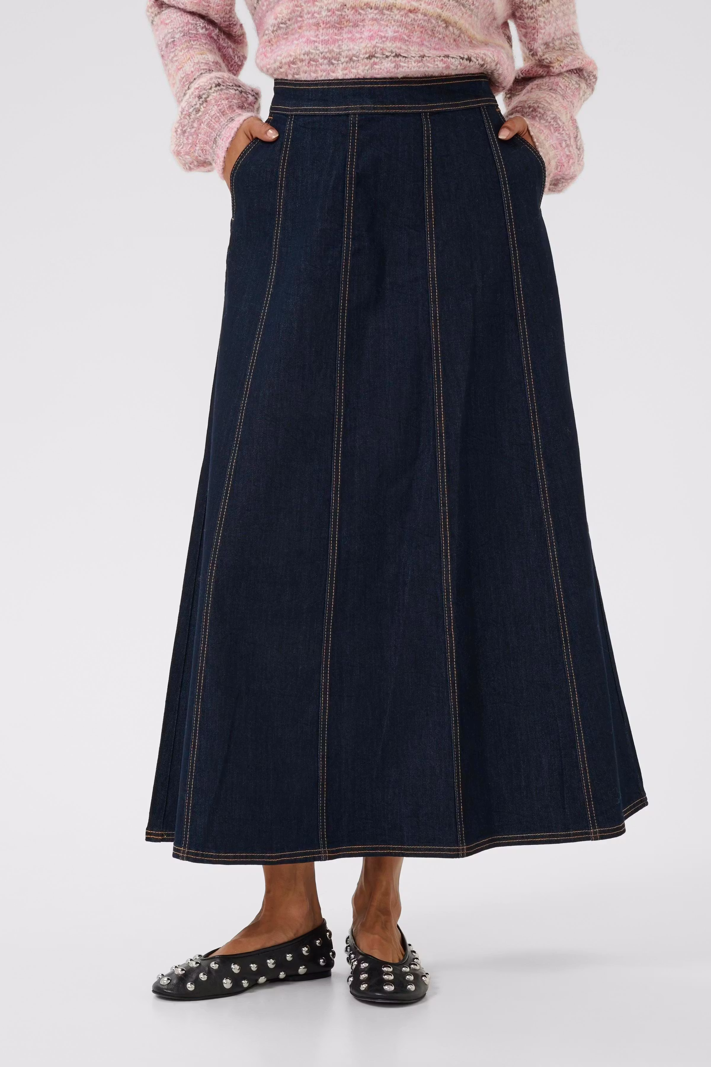 CUbobbie Denim skirt LOOKBOOK FRONT 50112272-500119