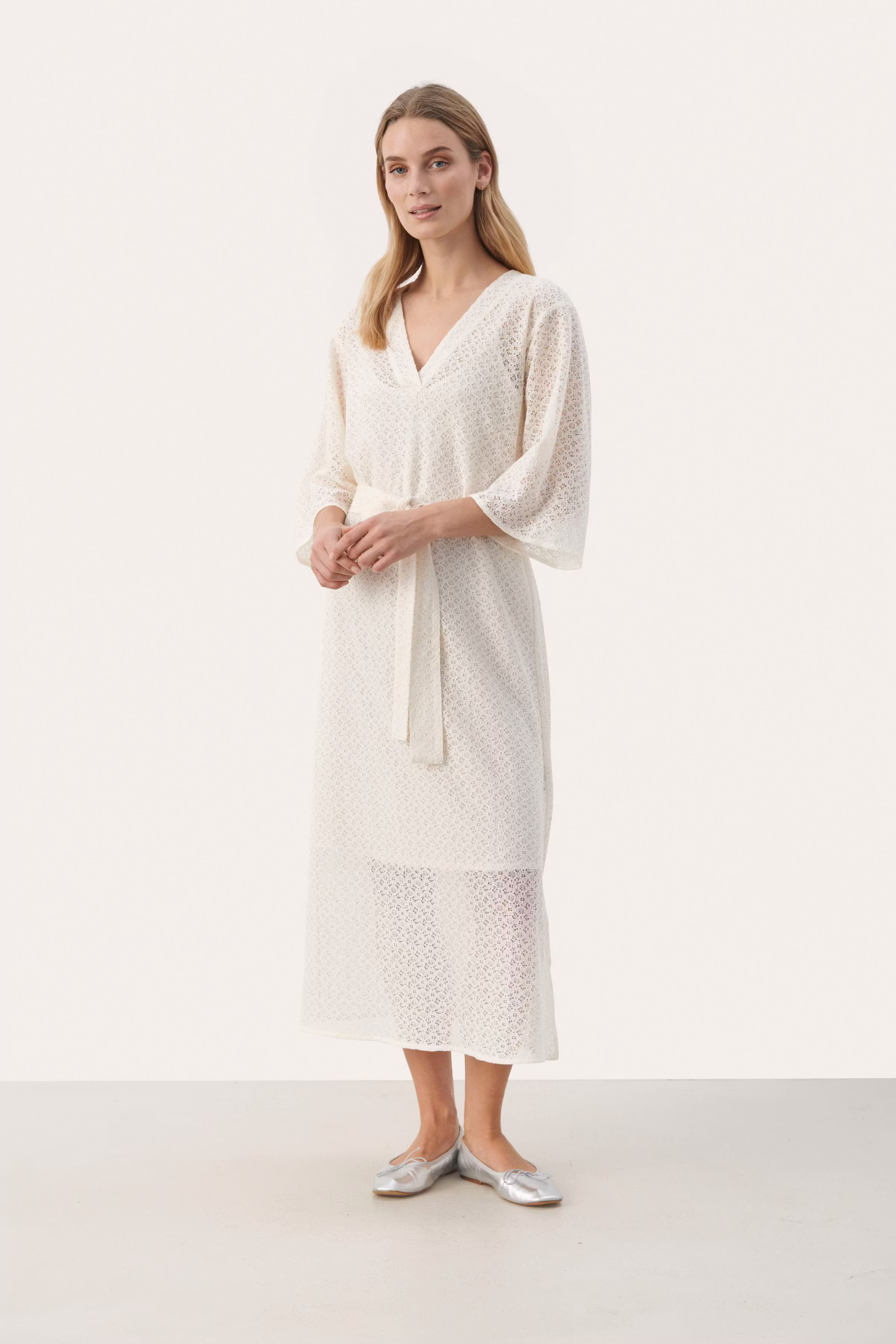 EvamayaPW Lang blondekjole LOOKBOOK FRONT 30308486-114801