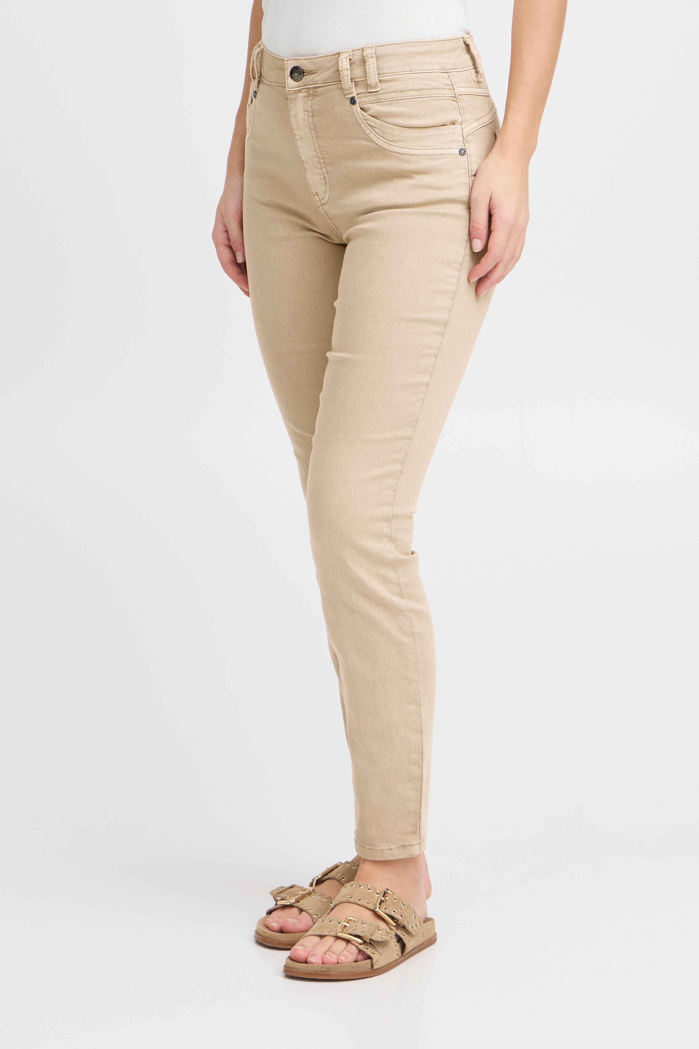 PZROSITA High Waist, Ankle Skinny Leg Trousers LOOKBOOK FRONT 50208674-151307