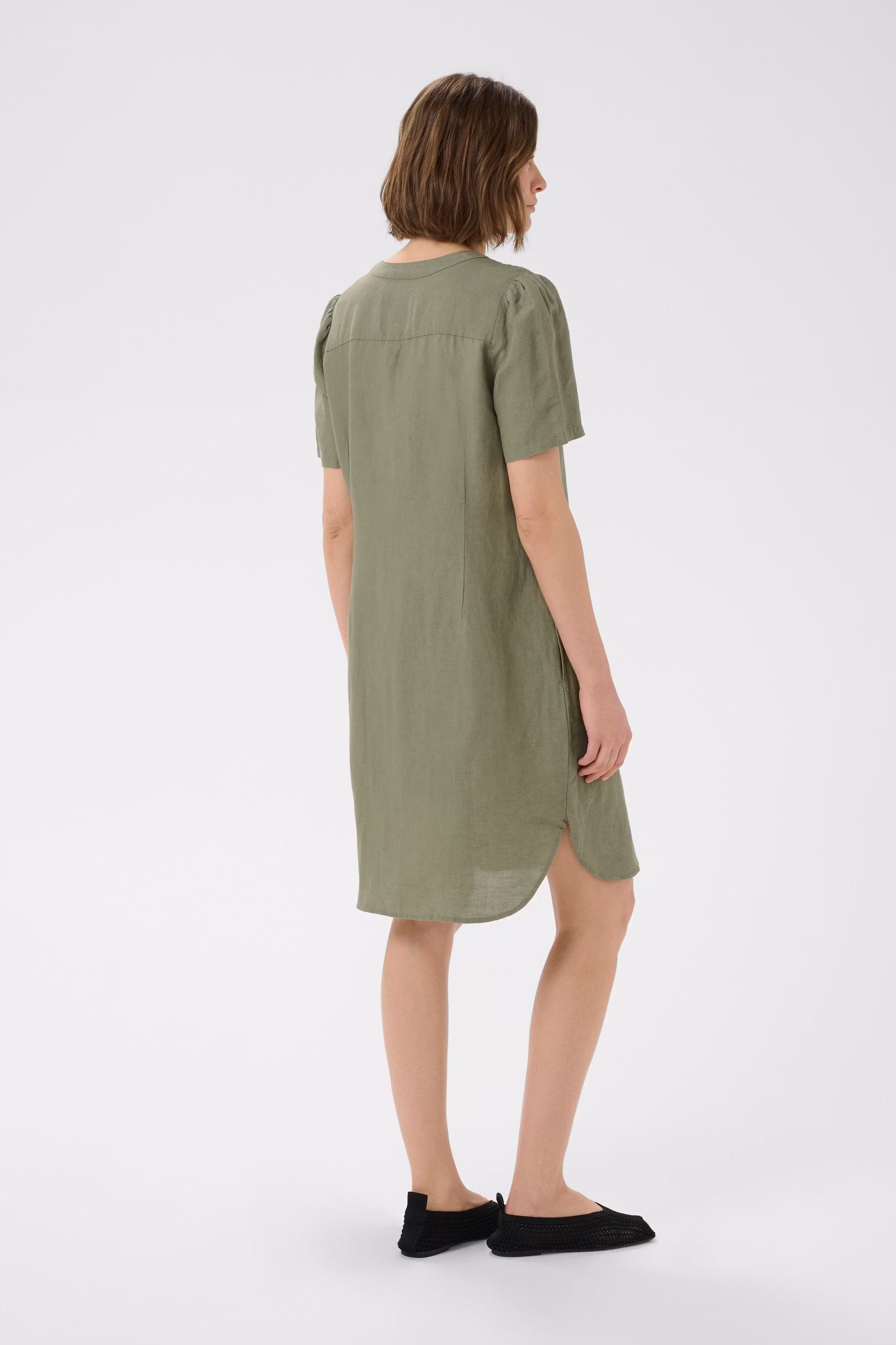 AminasePW Hør Kjole LOOKBOOK BACK 30309571-170613