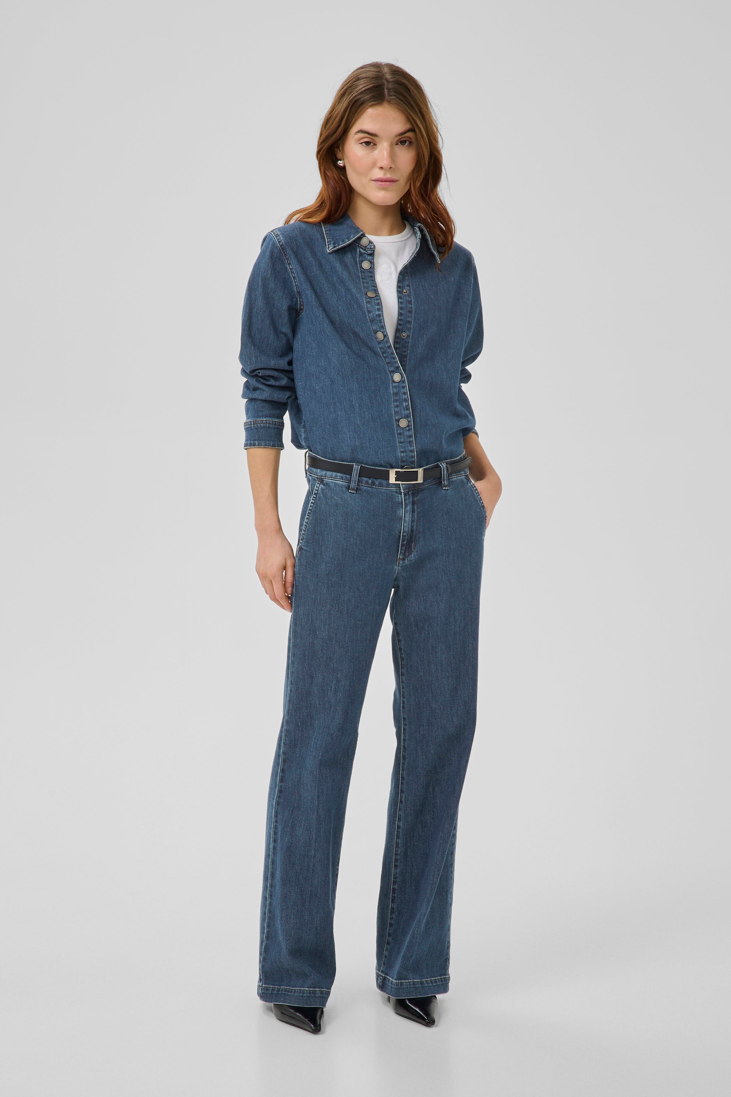 JEANS WIDE 30 THE LARA 115 LOOKBOOK FRONT 10705210-100061