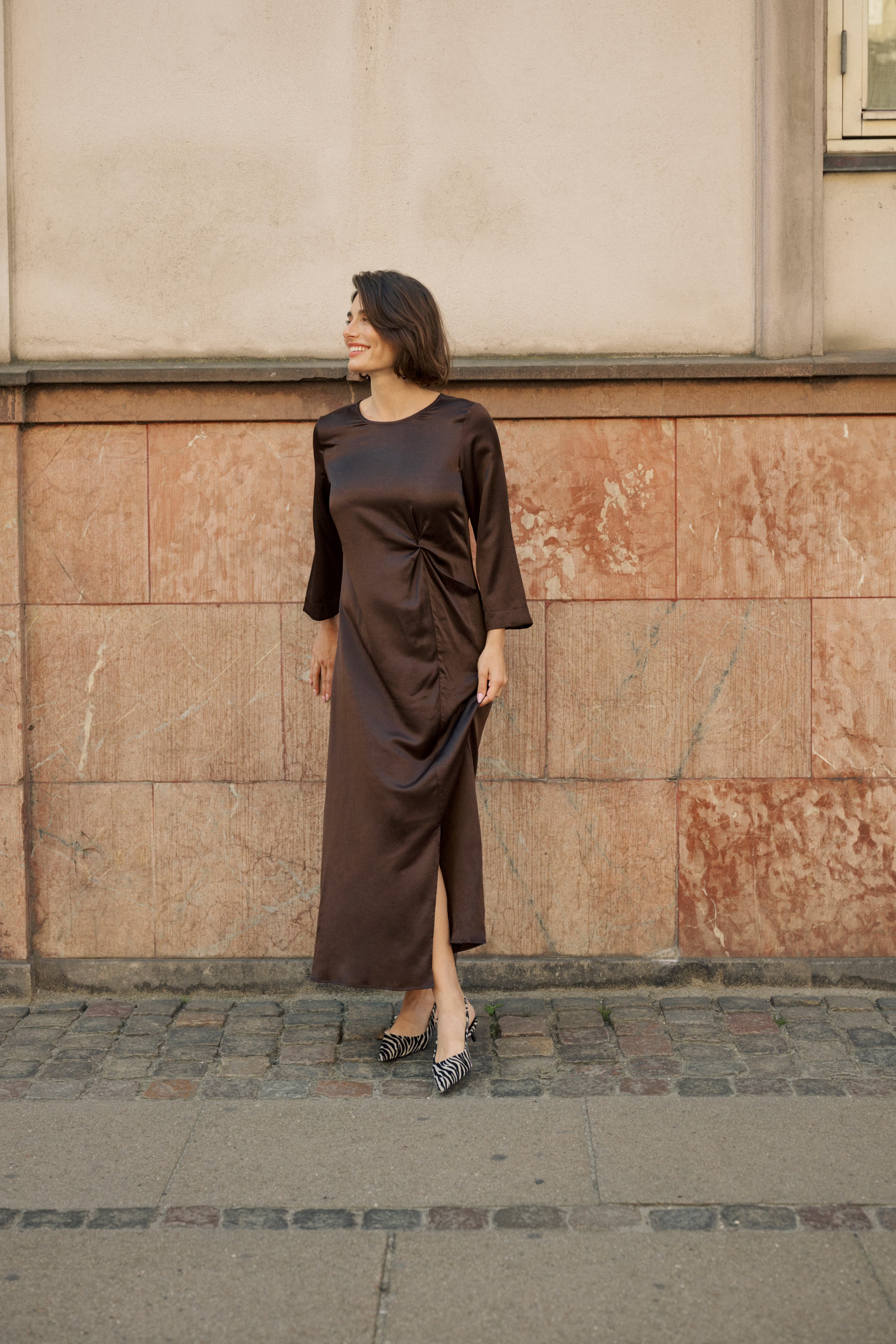 CUmollie Satin dress LOCATION NONE 50112291-190915