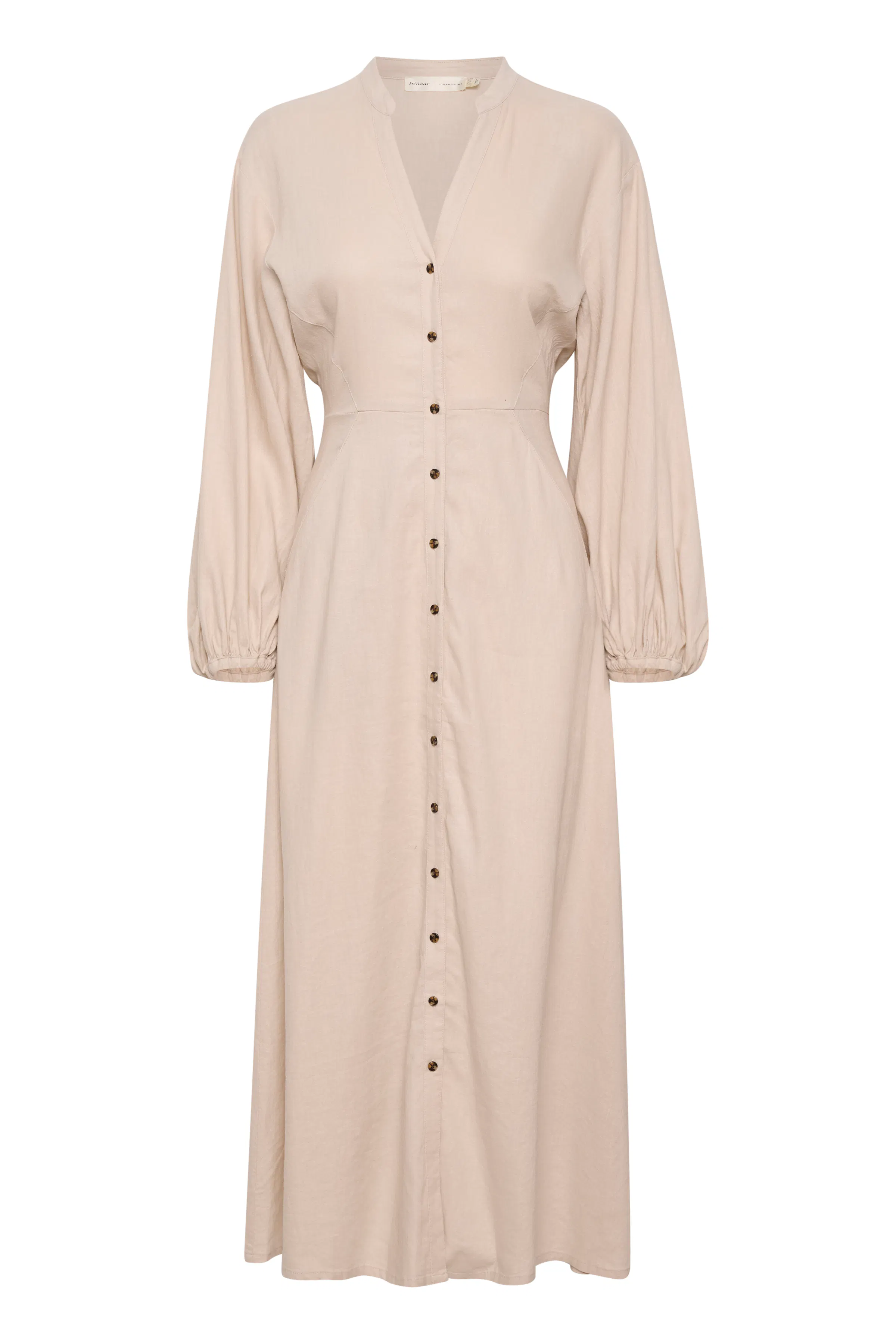 PattieIW Leinen Kleid PACK FRONT 30109186-130403