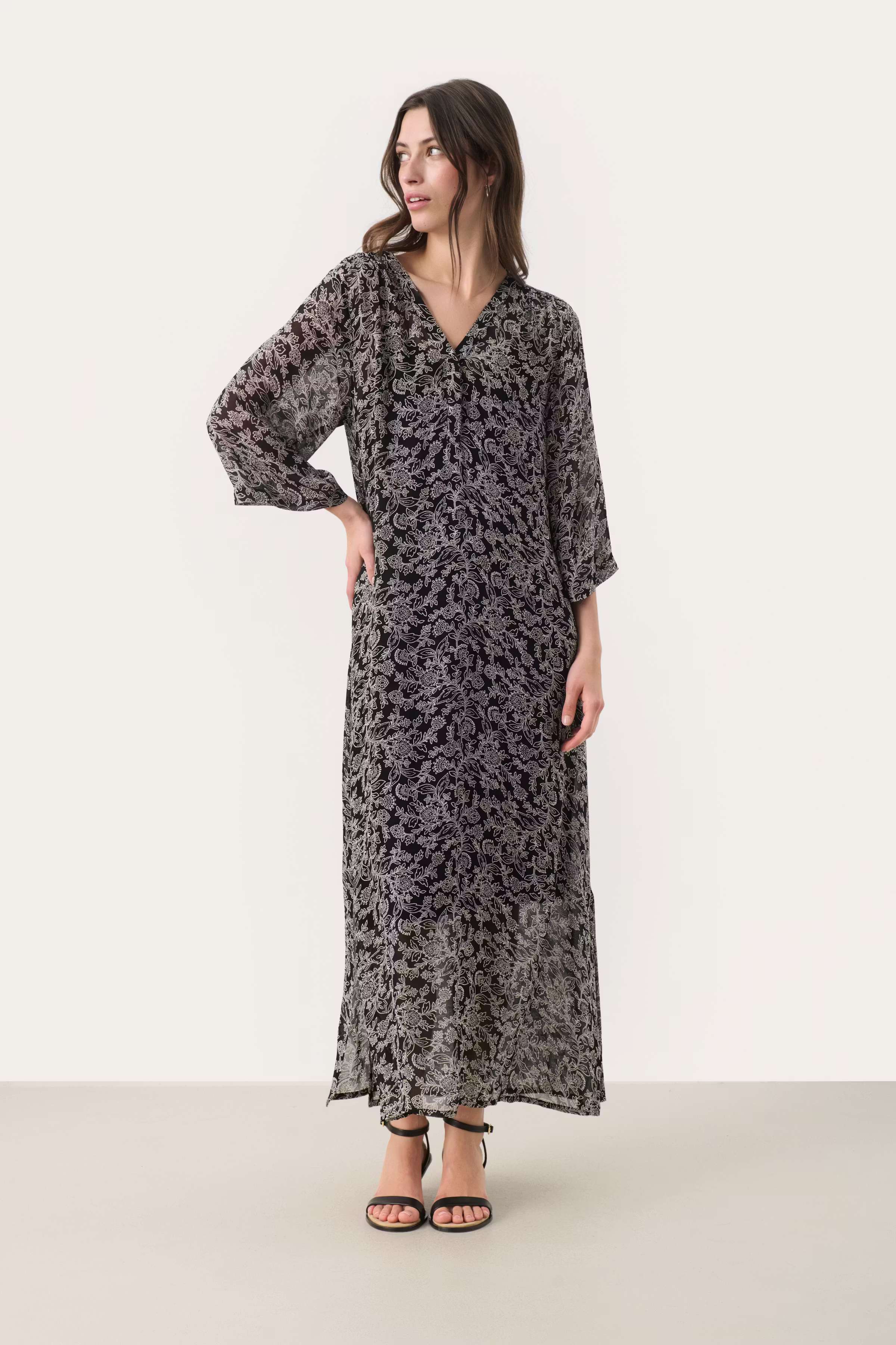 BeritPW Long dress LOOKBOOK FRONT 30307831-304005