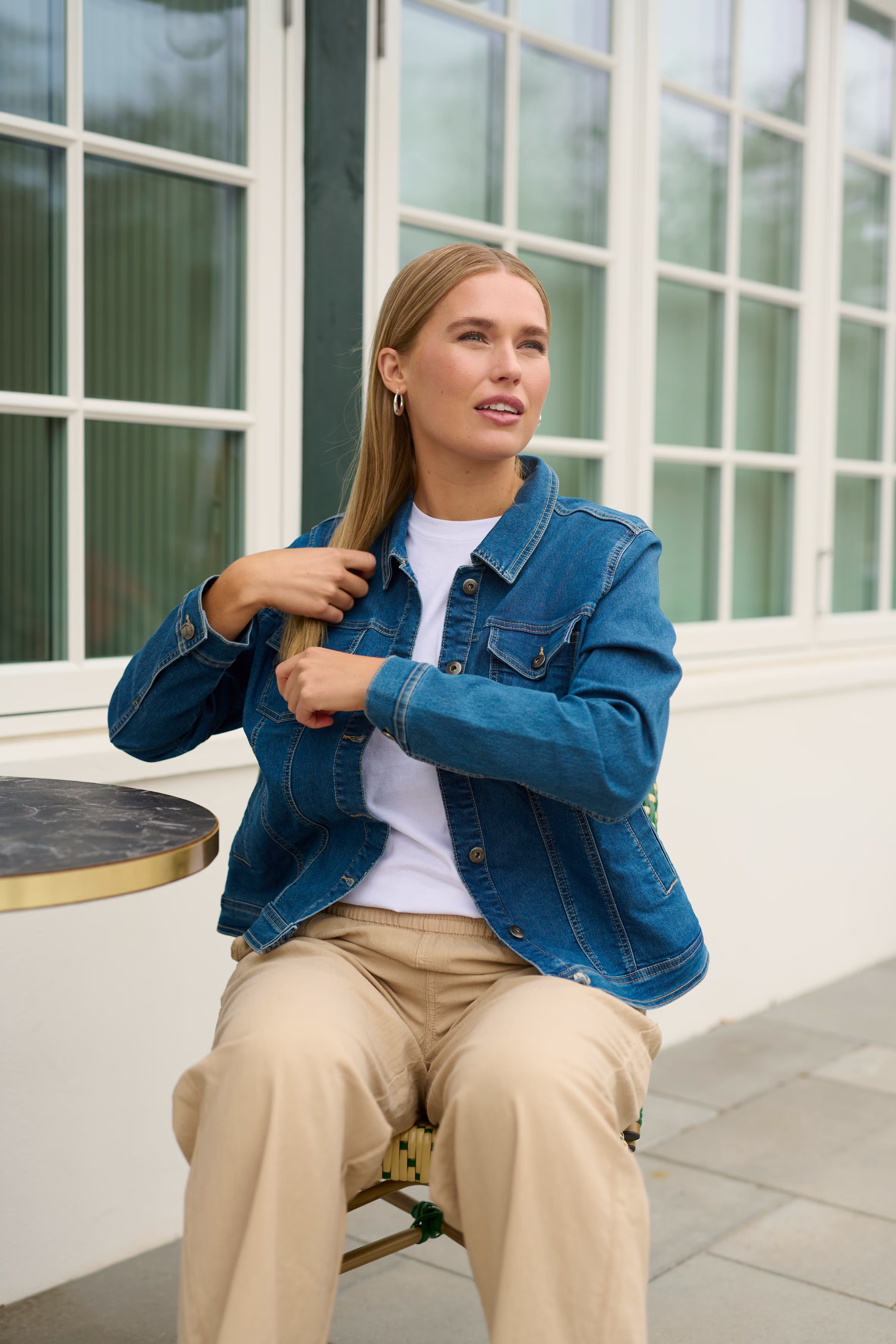 KAvicky Manteau en Denim LOCATION NONE 10505380-103758