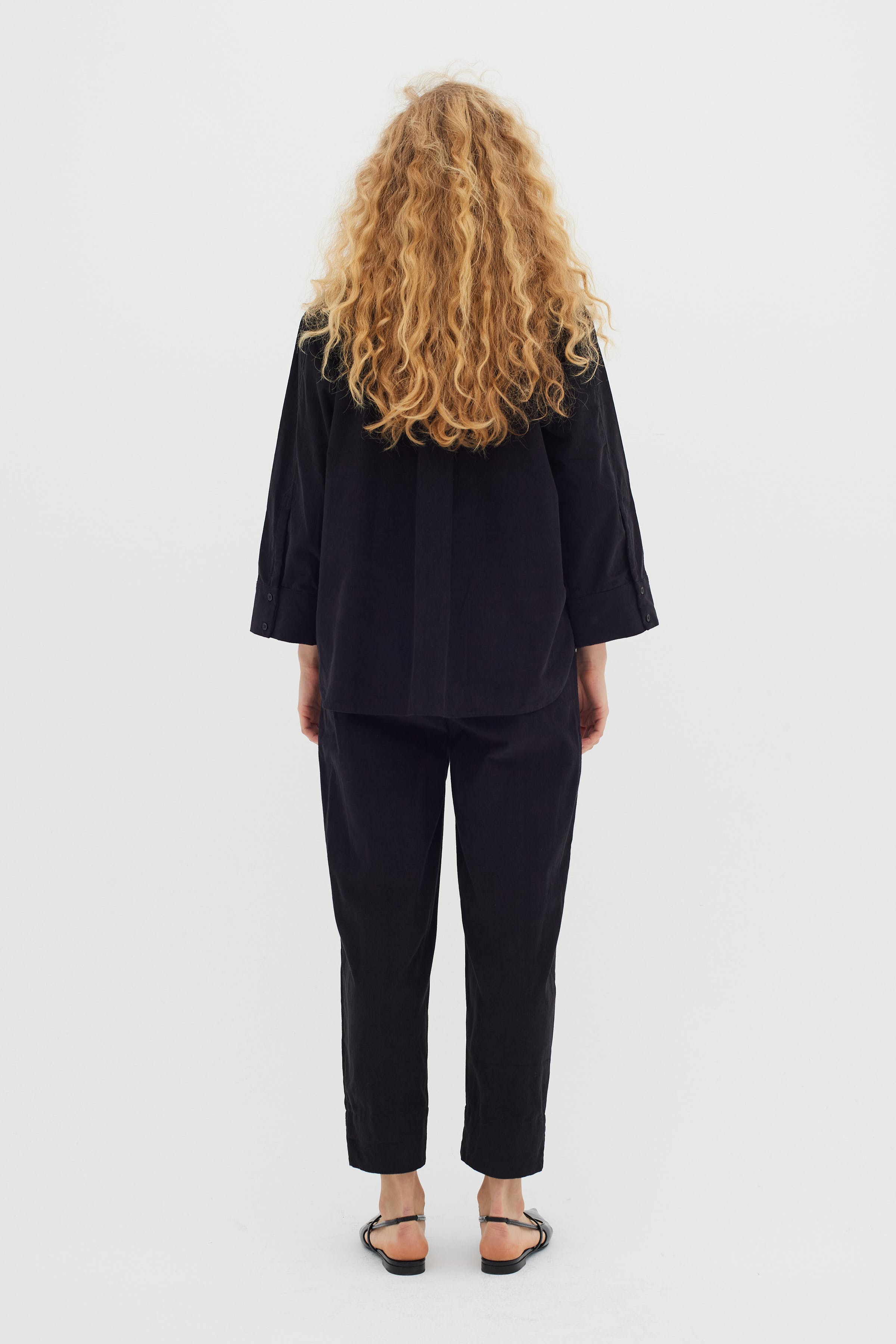 CarmenIW Fluweel Broek LOOKBOOK BACK 30108962-194008