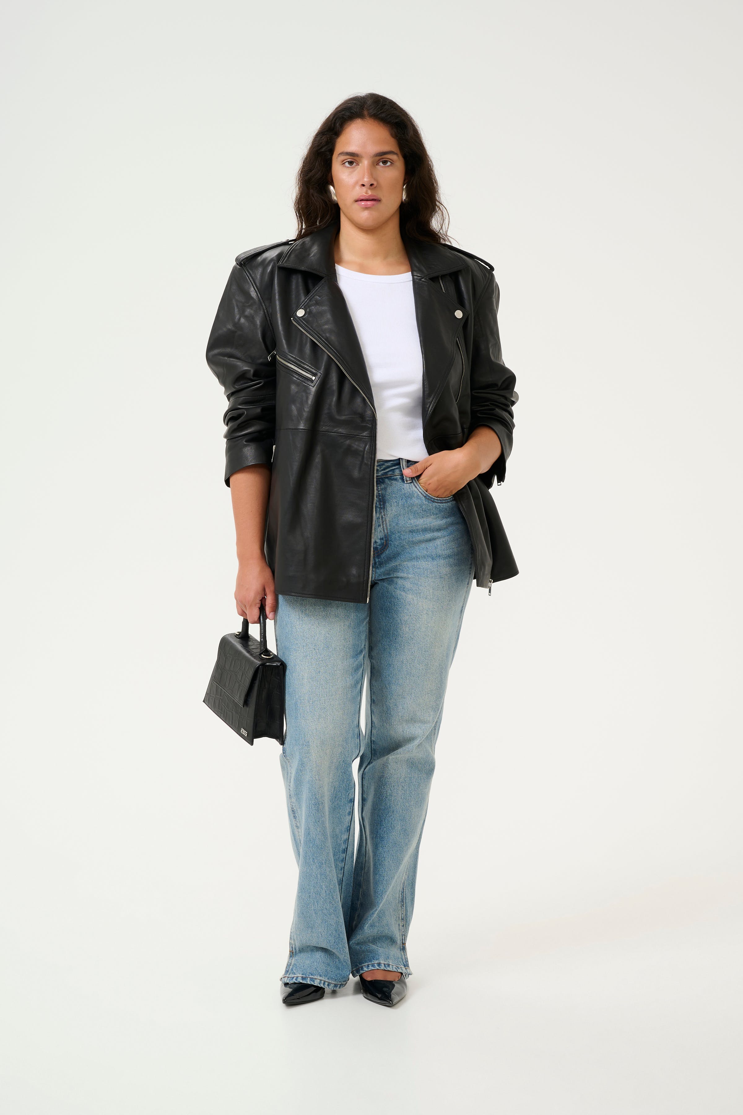 NaomiGZ Læderjakke LOOKBOOK FRONT 10909190-100017