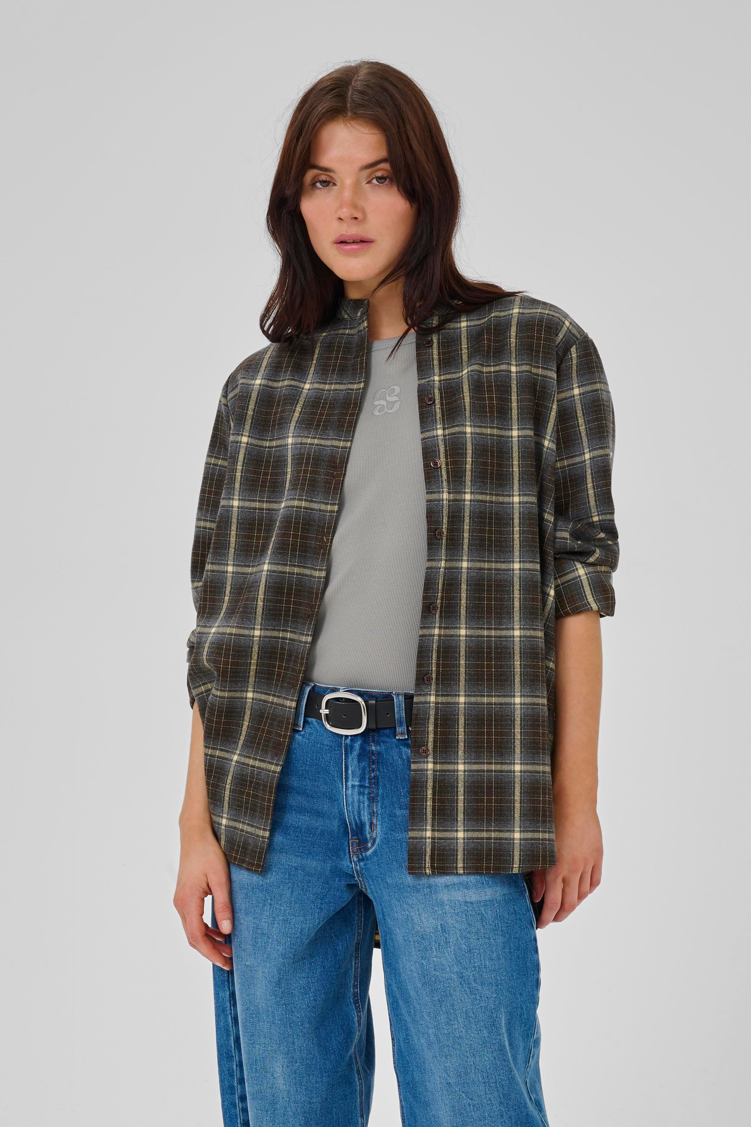 MarlyMW Plaid Shirt LOOKBOOK FRONT 10705235-108259