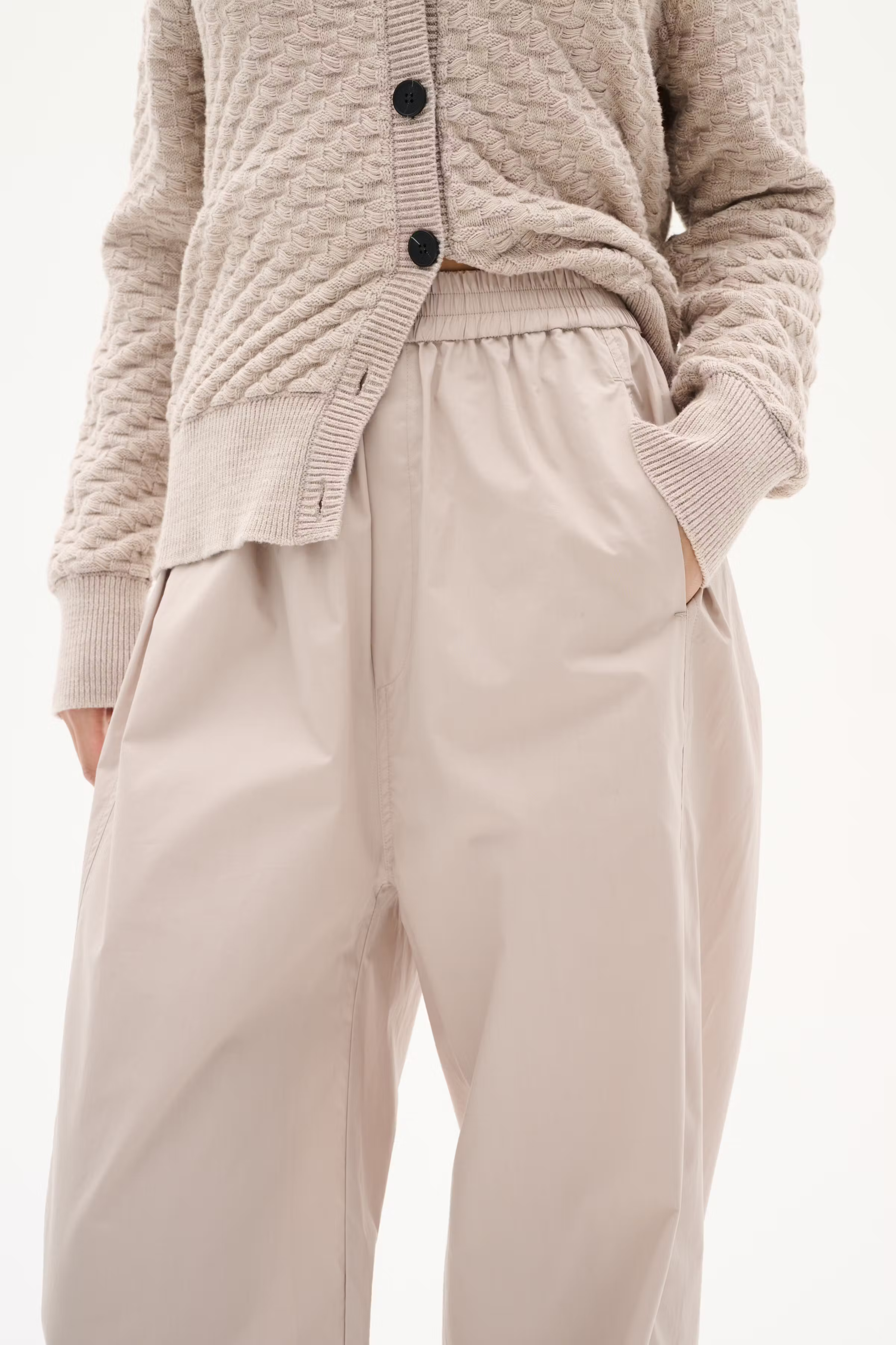 KennaIW Poplin Bukser LOOKBOOK DETAIL 30110533-161406
