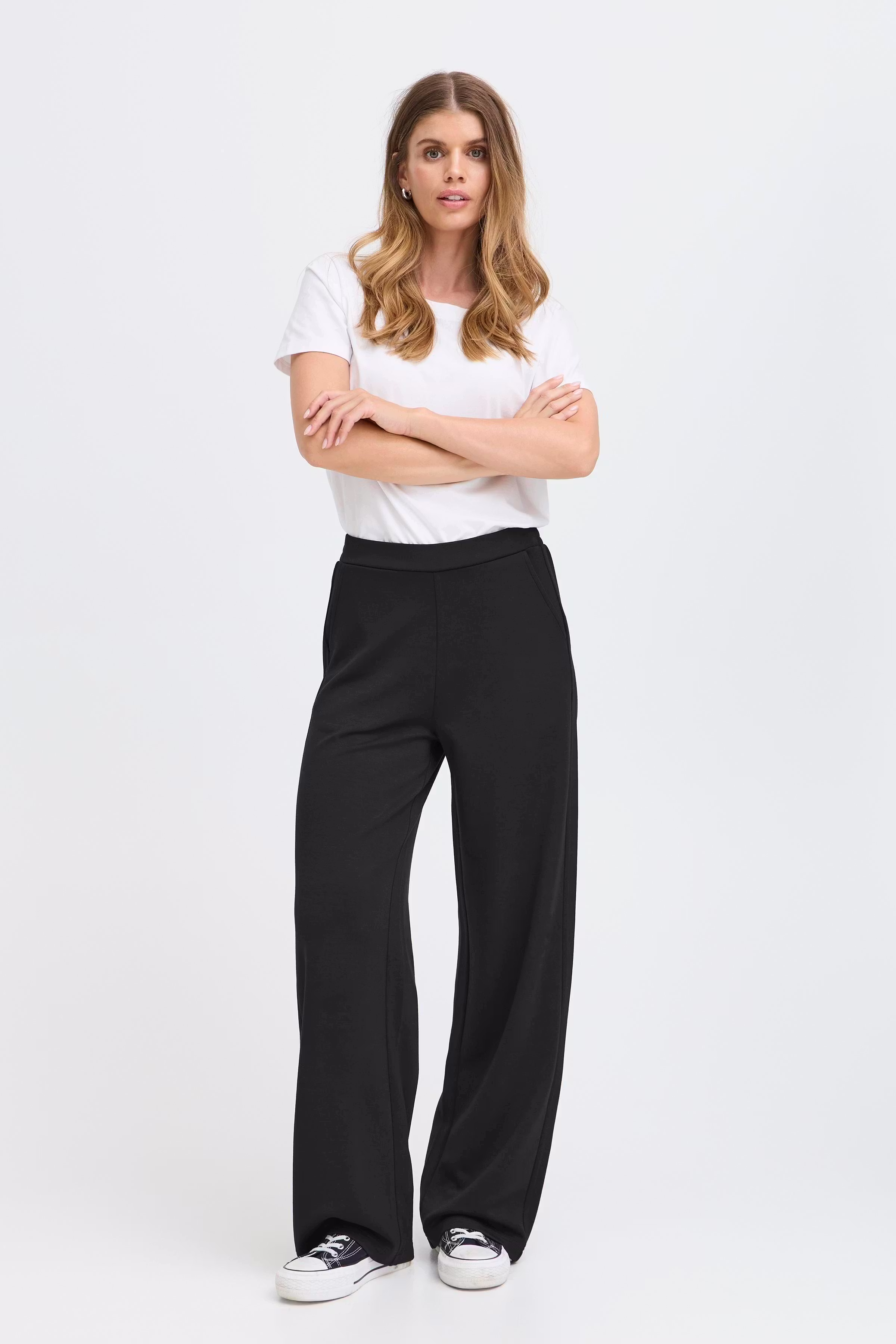 FRAURORA Byxor LOOKBOOK FRONT 20615556-200113