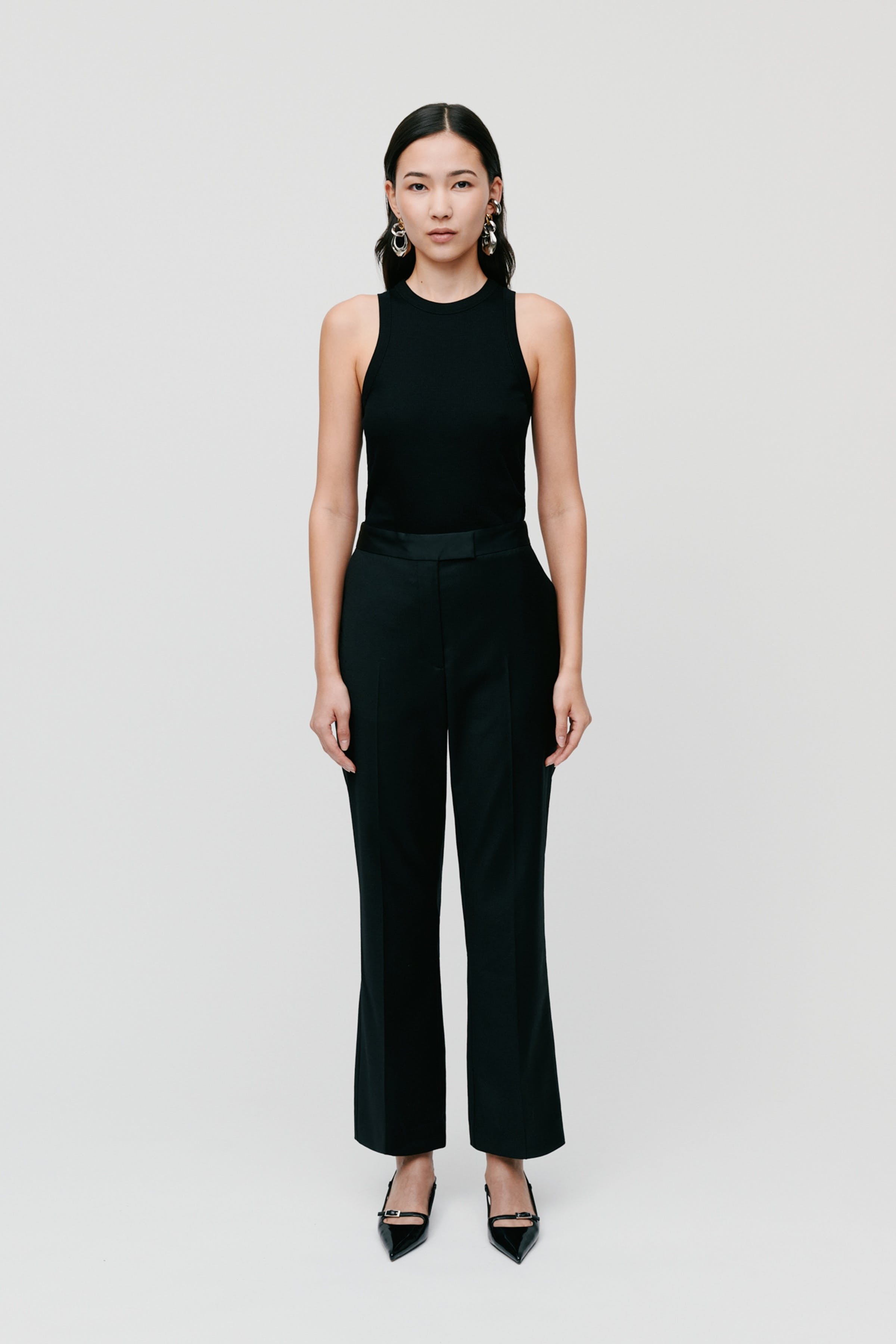 POLINA Trousers LOOKBOOK FRONT 30600516-BK999