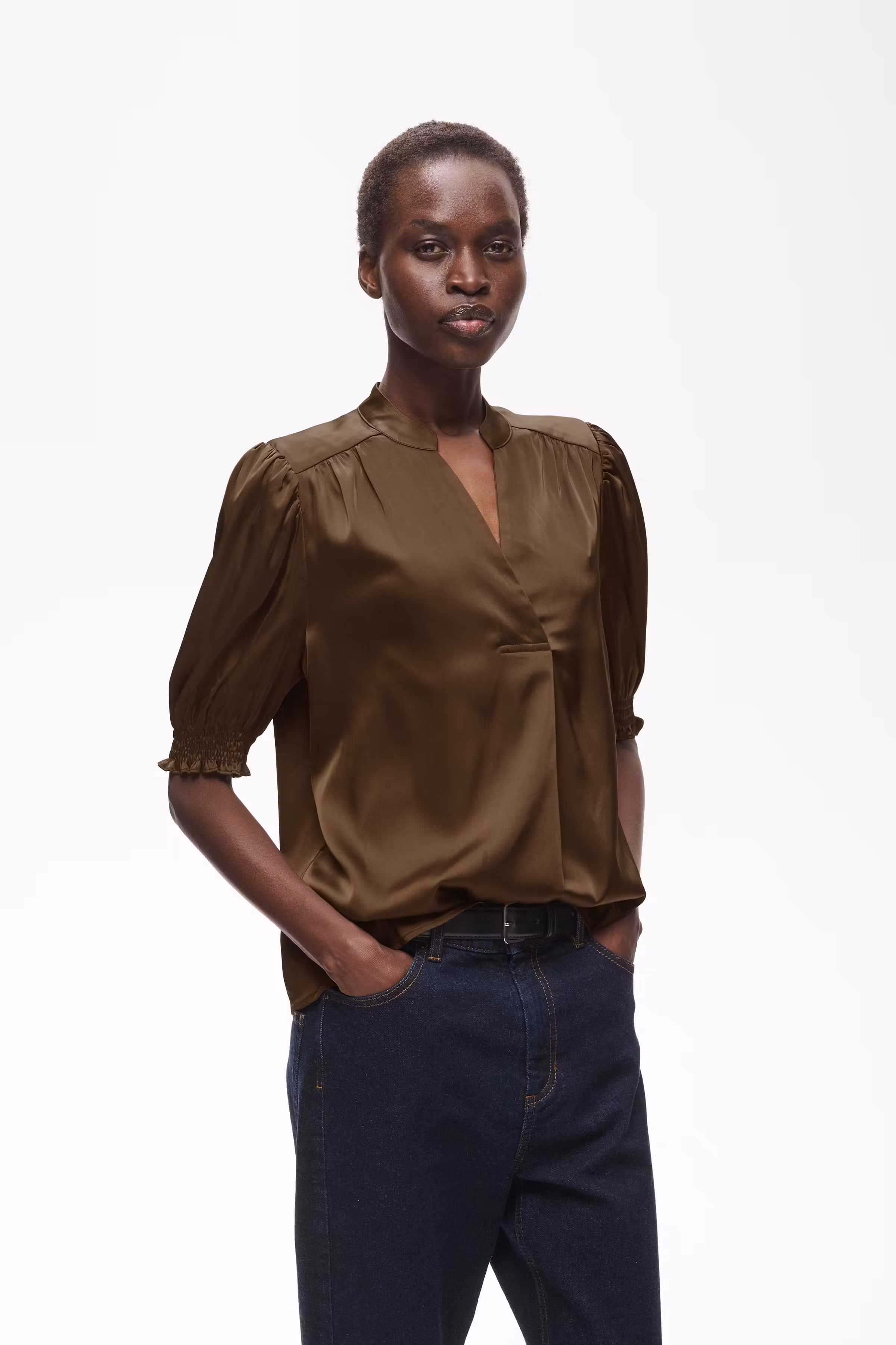 IdinaIW Blouse LOOKBOOK FRONT 30111037-191109
