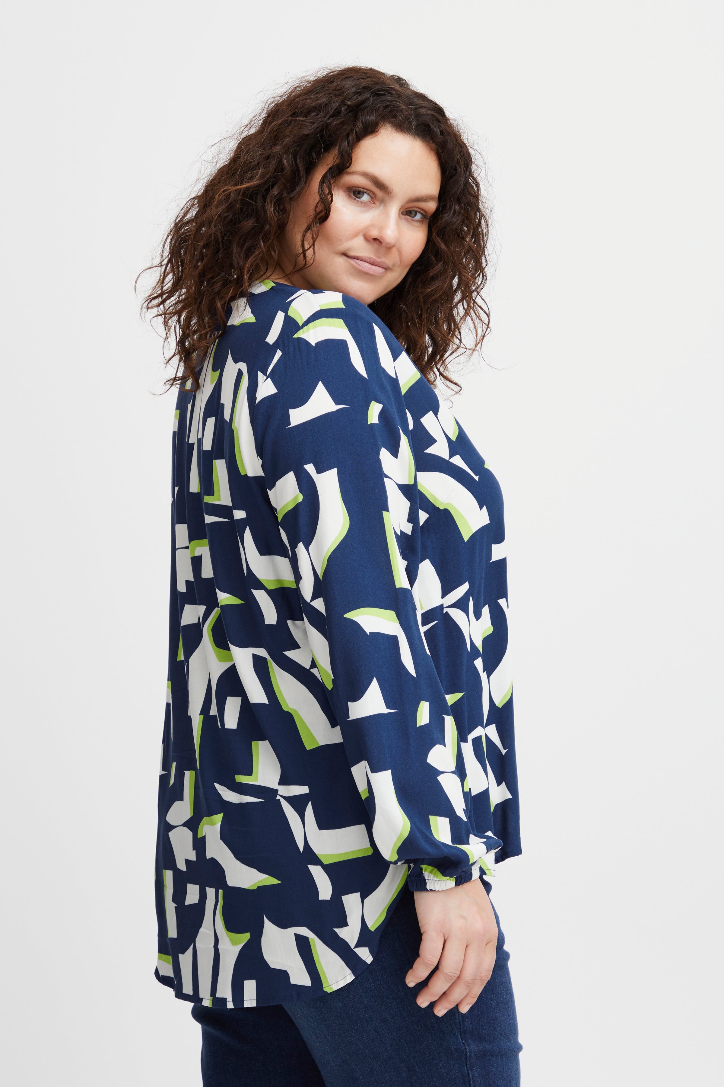 Kortærmet bluse LOOKBOOK BACK 20612537-202637