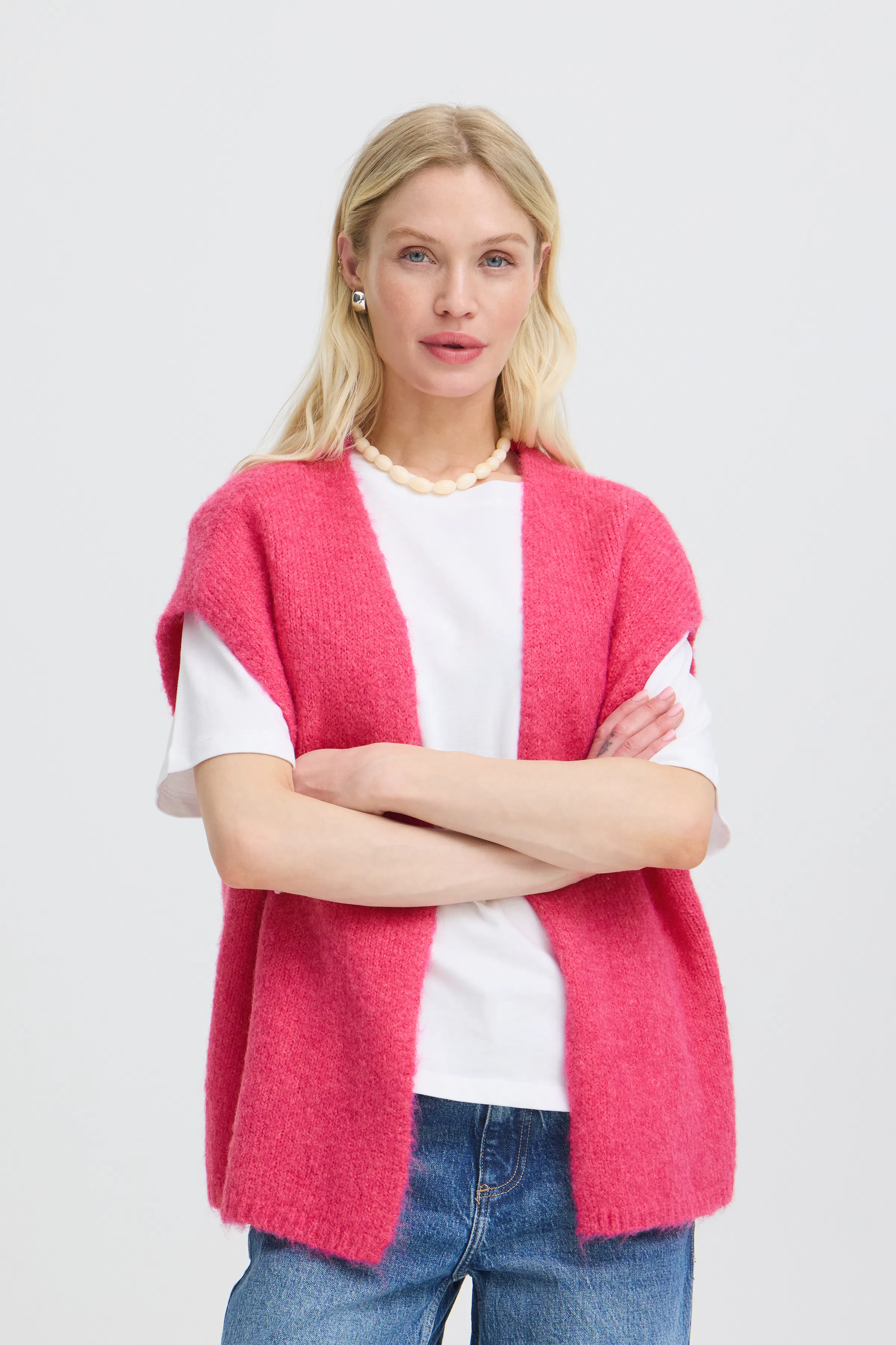 BYMILLERS Strikket vest LOOKBOOK FRONT 20818615-192434