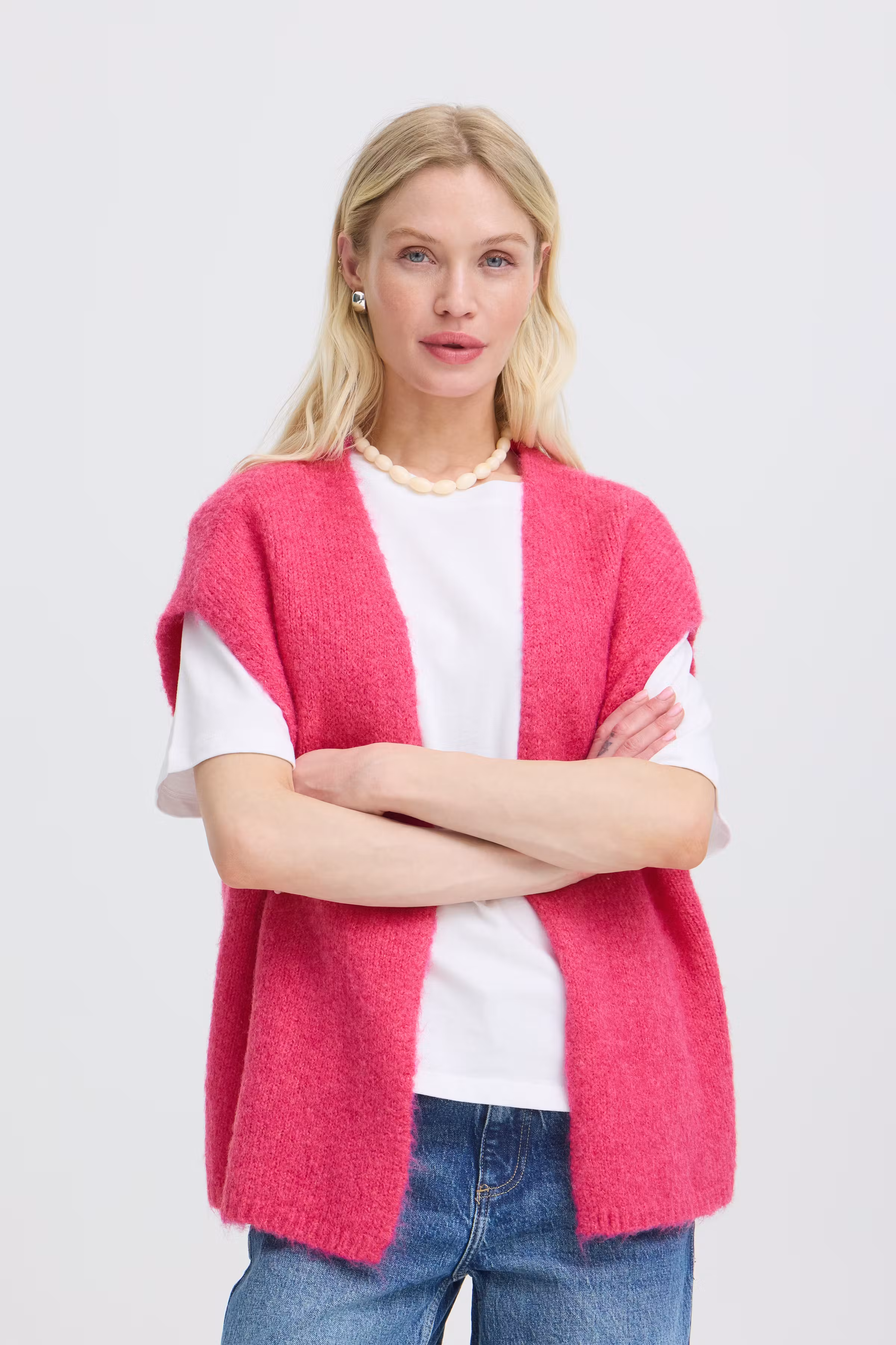 BYMILLERS Strikket vest LOOKBOOK FRONT 20818615-192434