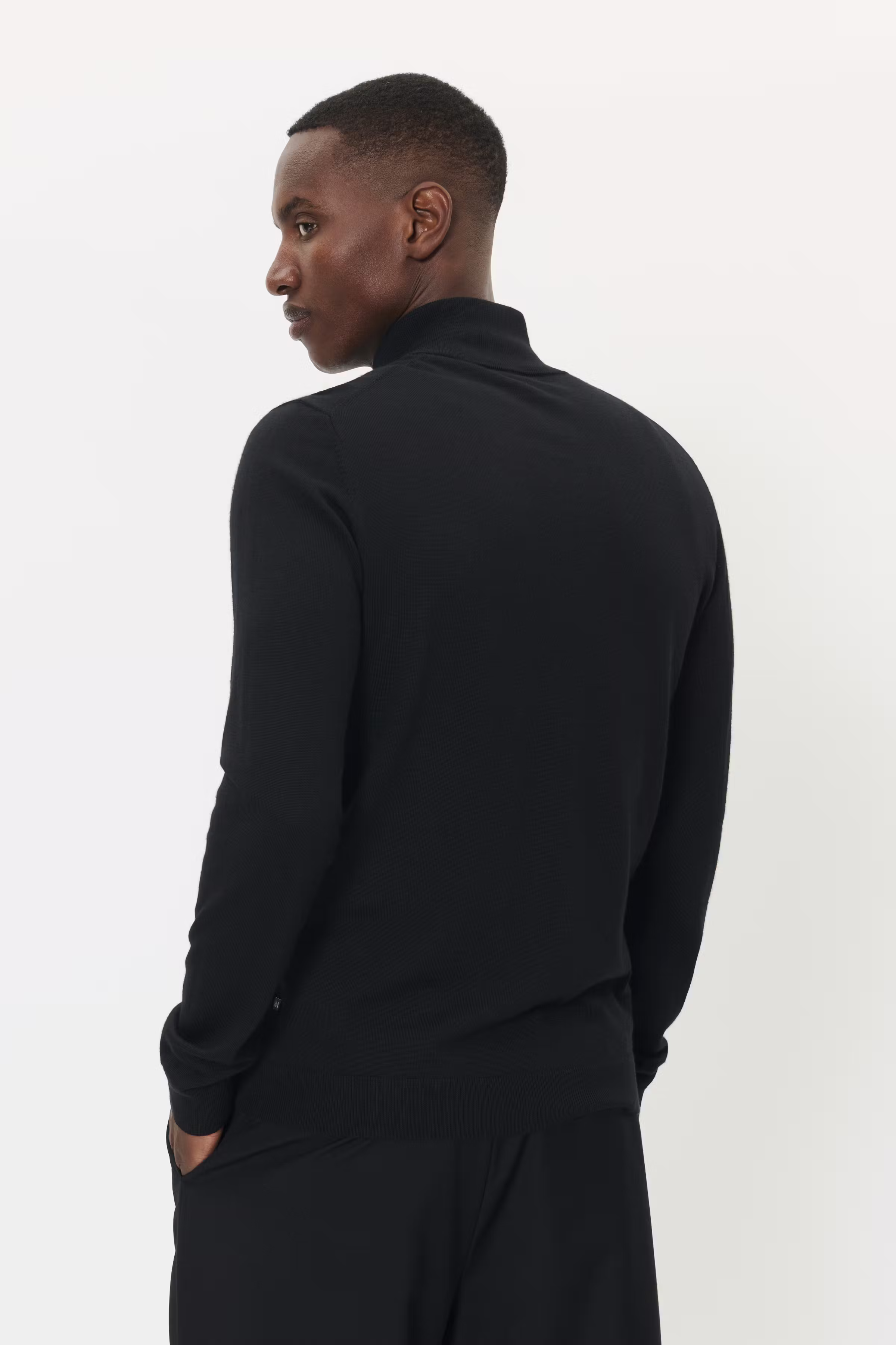 MAmason Merino Cardigan LOOKBOOK BACK 30204879-300275