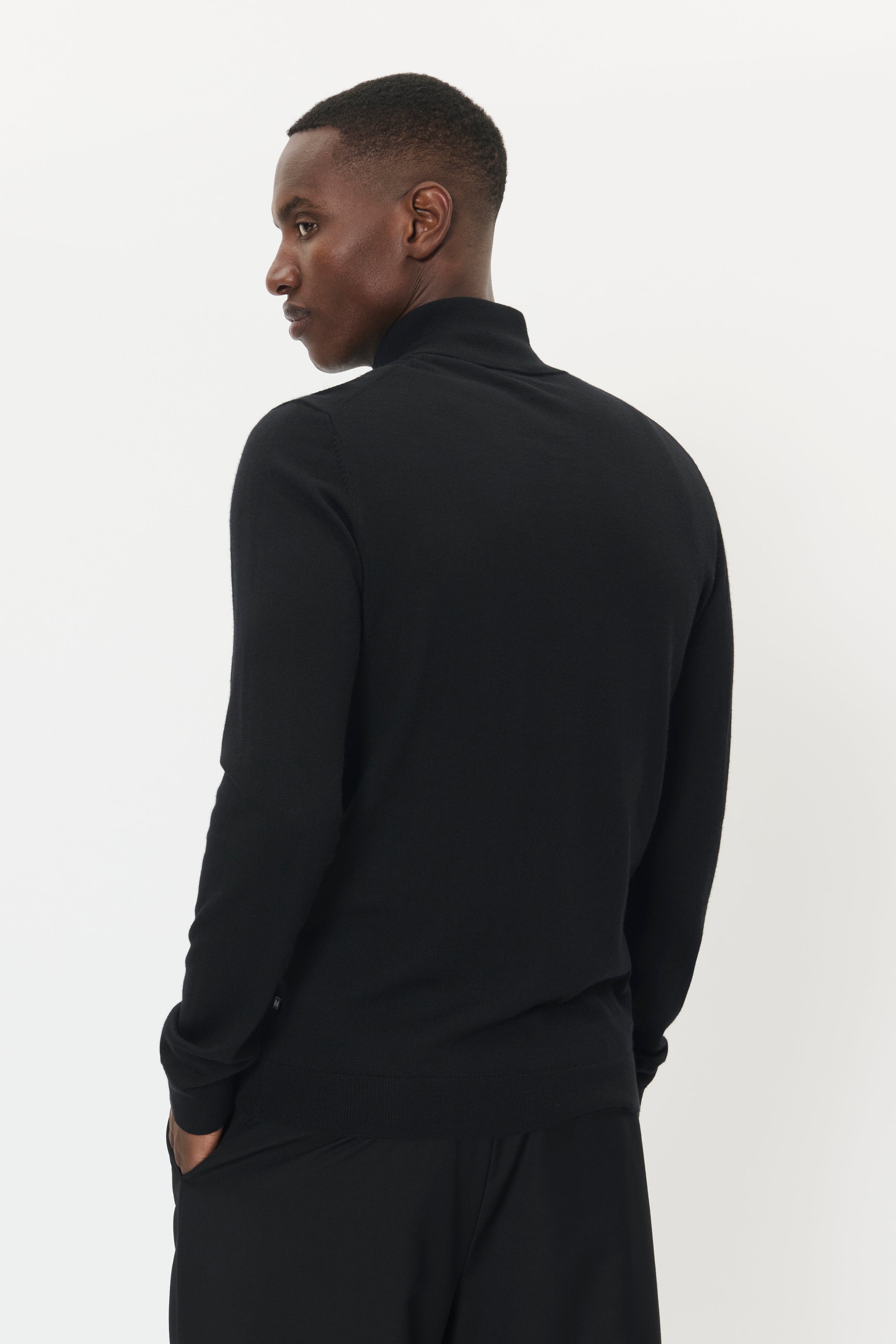 MAmason Merino Cardigan LOOKBOOK BACK 30204879-300275