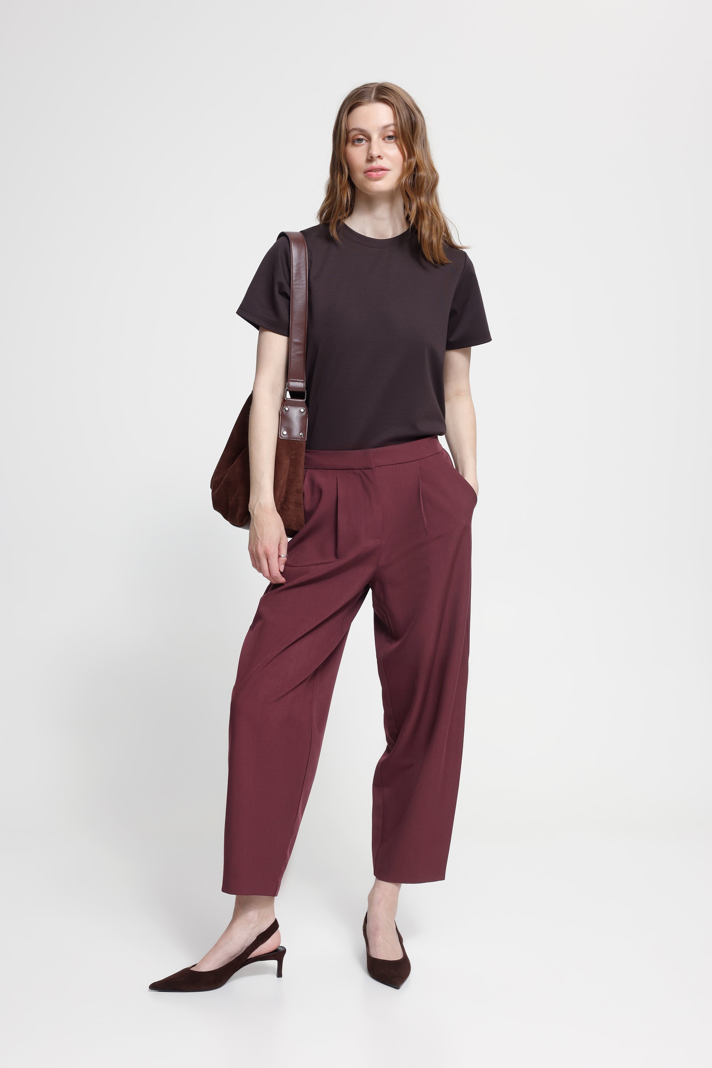 IHFAVA Barrel Bukser LOOKBOOK FRONT 20125681-1916271