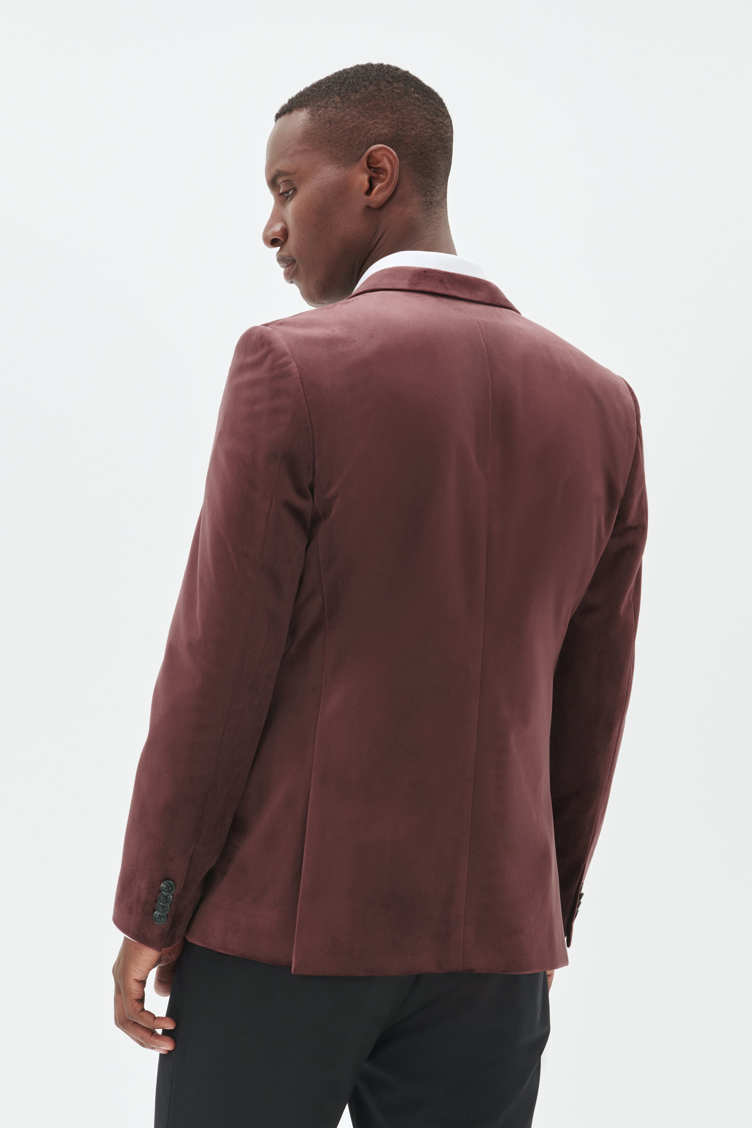 MAgeorge Velour Blazer LOOKBOOK BACK 30205027-191317