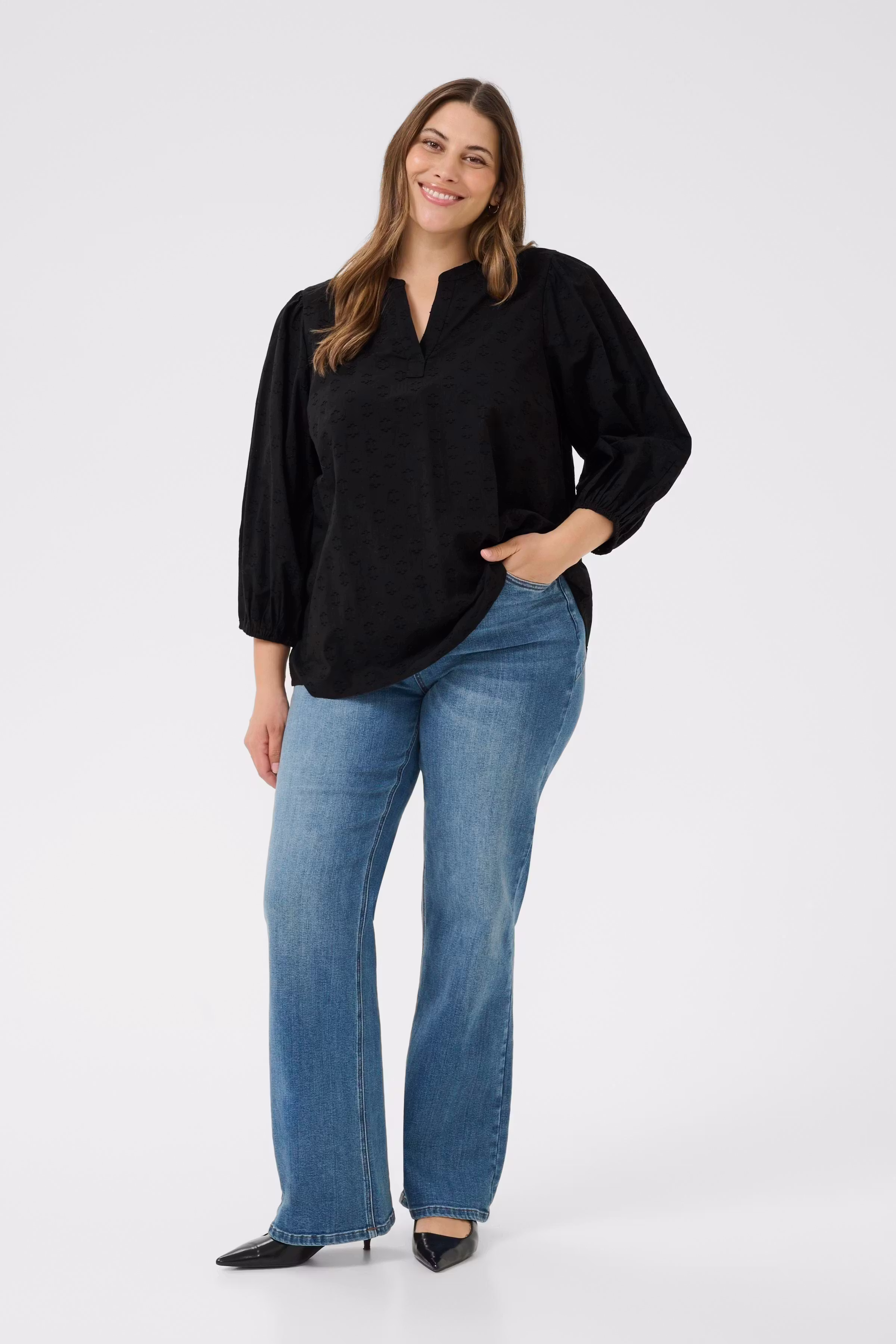 KCloulou Bluse LOOKBOOK FRONT 10583706-100121