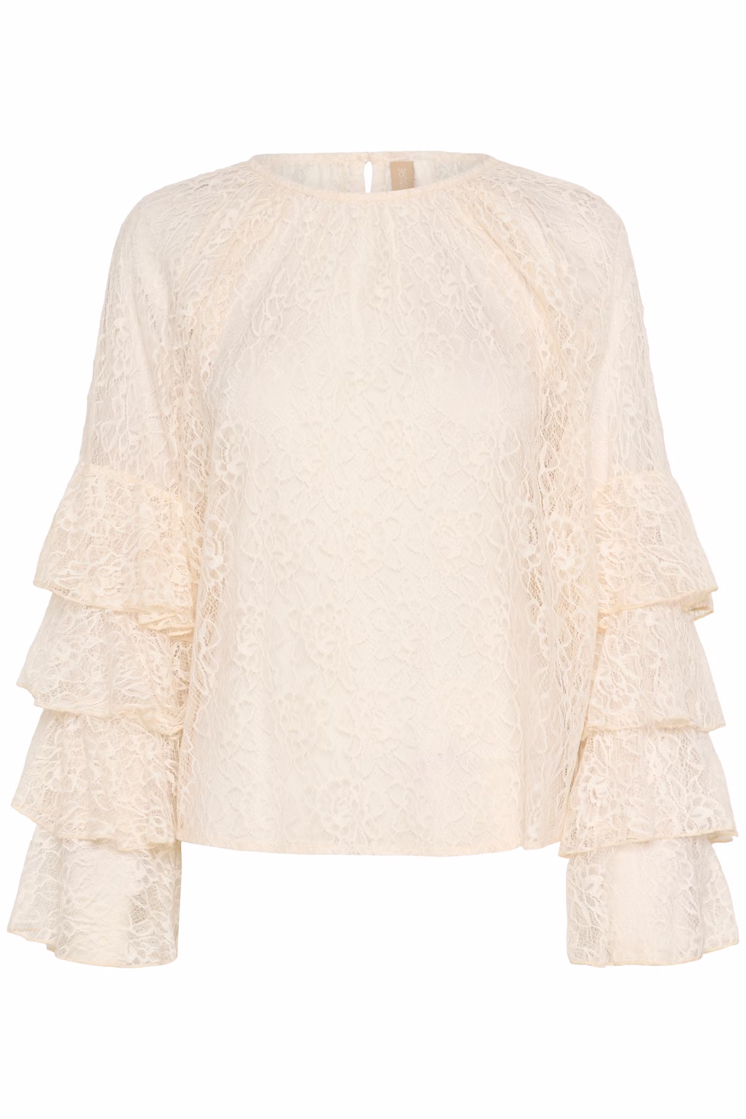 CUclemency Bluse mit Rüschenärmeln PACK FRONT 50112497-120304