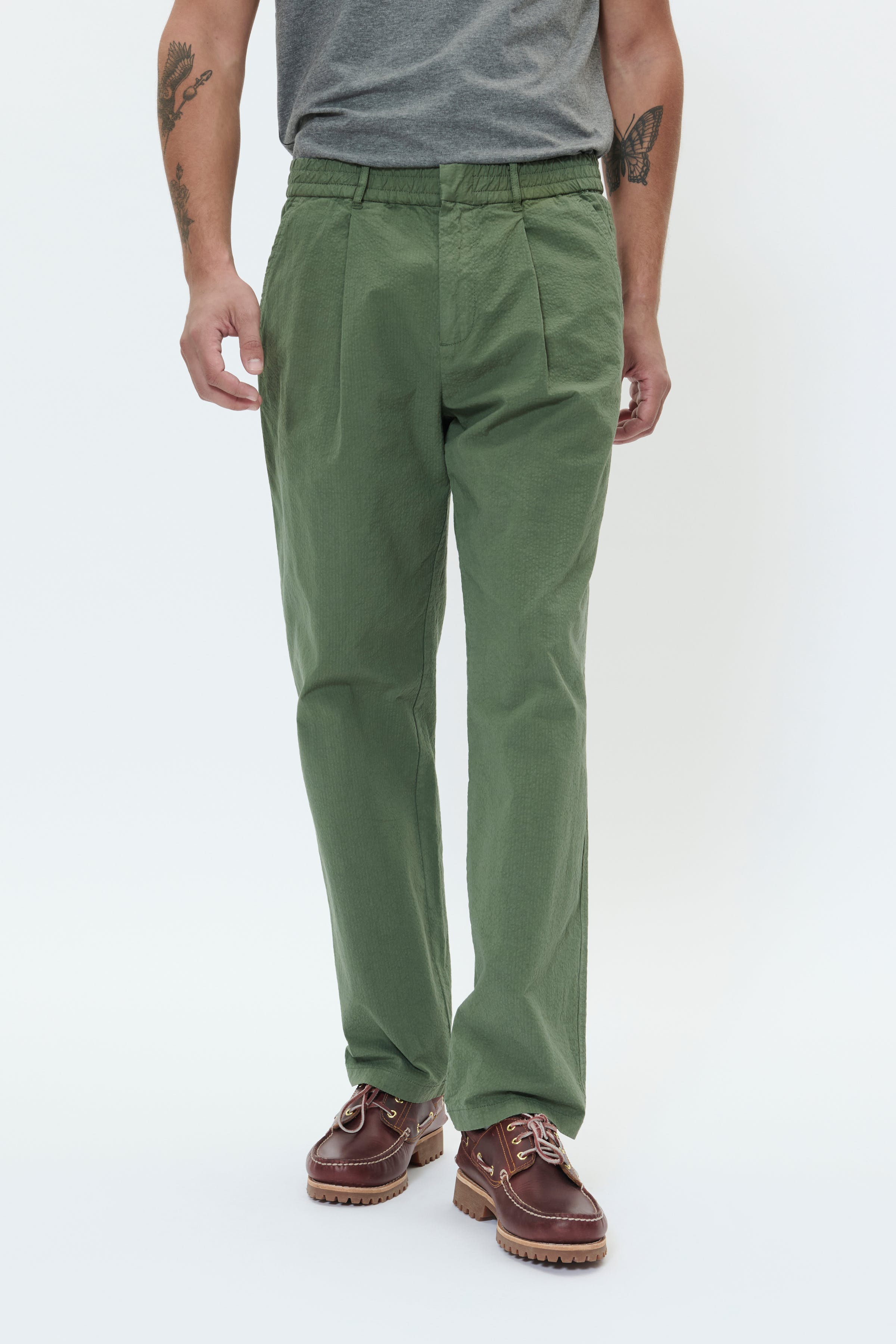 MAfisher M73 Seersucker Trousers LOOKBOOK FRONT 30207785-190309