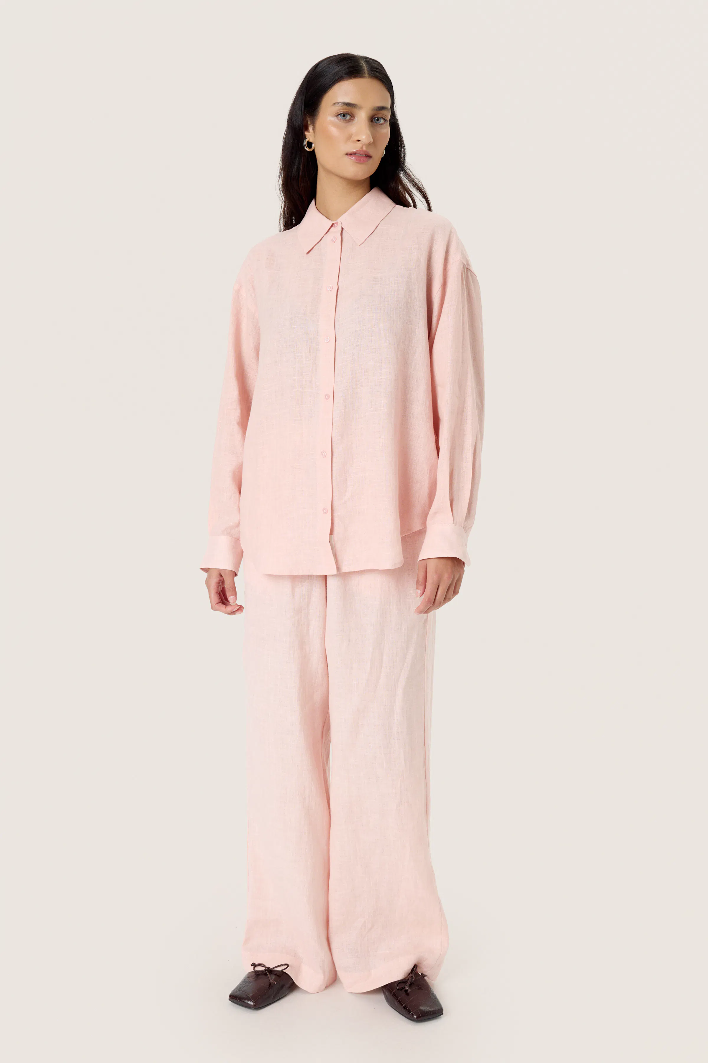 SLCelian Lin Skjorte LOOKBOOK FRONT 30408214-141309