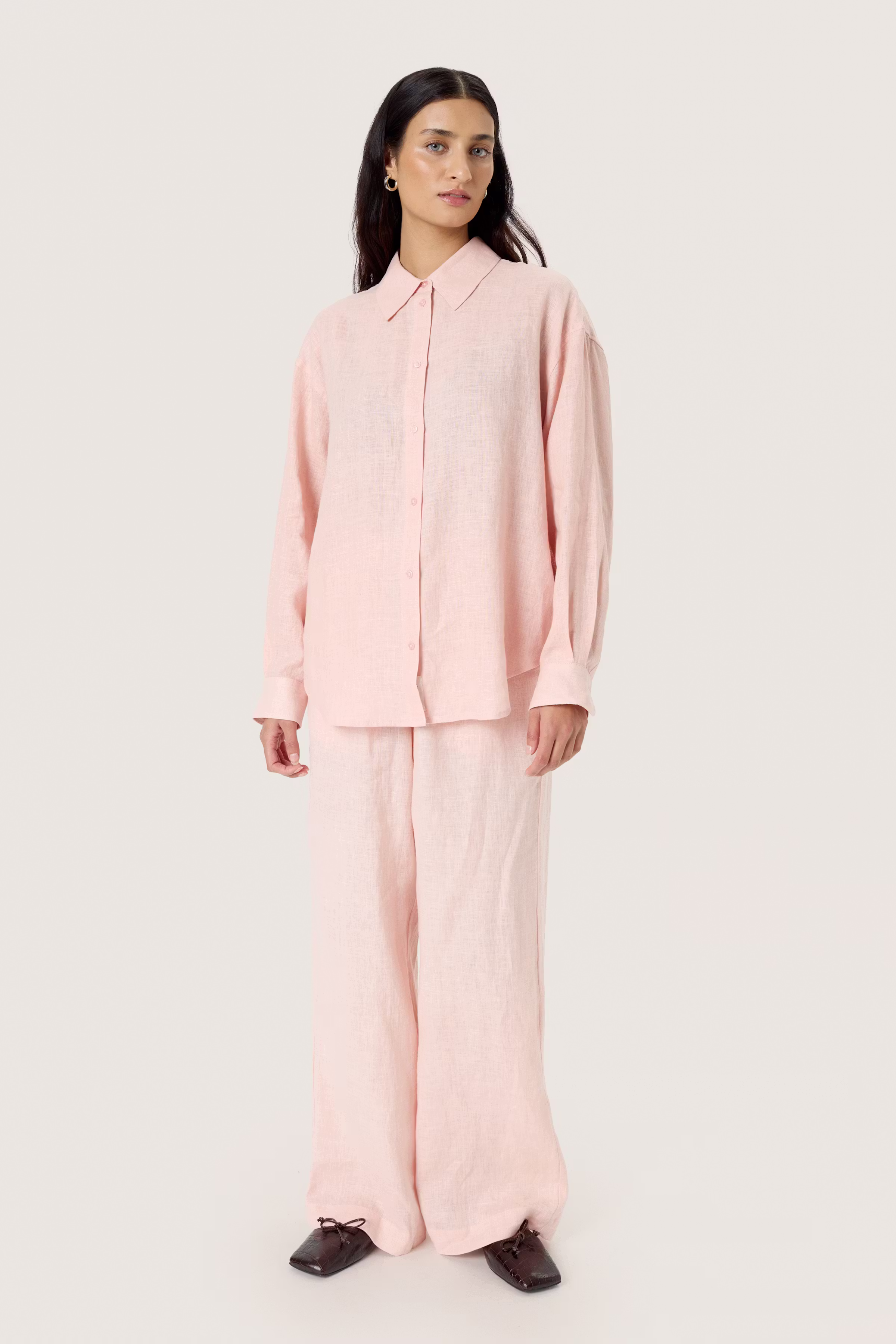 SLCelian Linen Shirt LOOKBOOK FRONT 30408214-141309