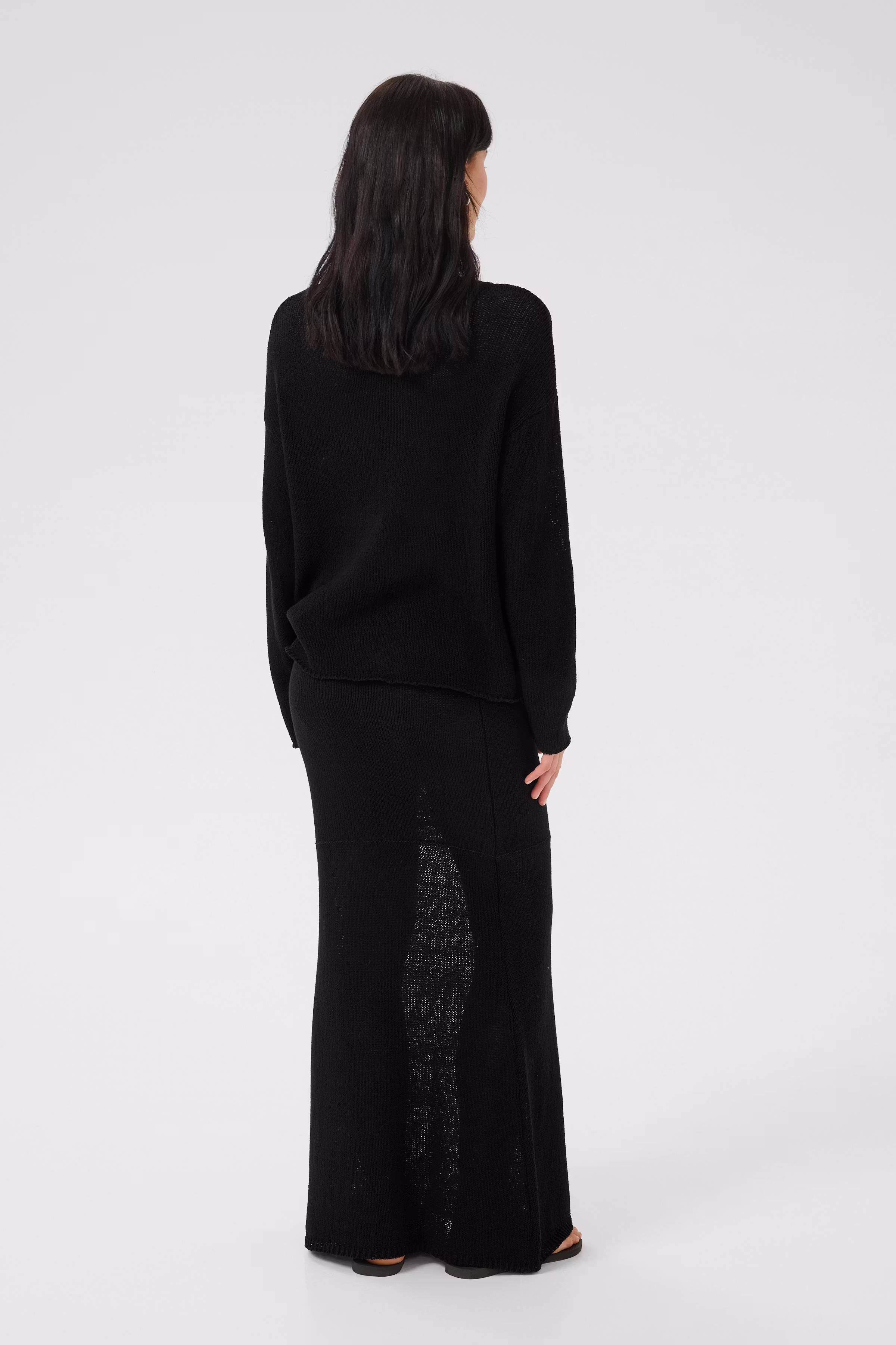DivaMW Linen knit LOOKBOOK BACK 10704716-100031