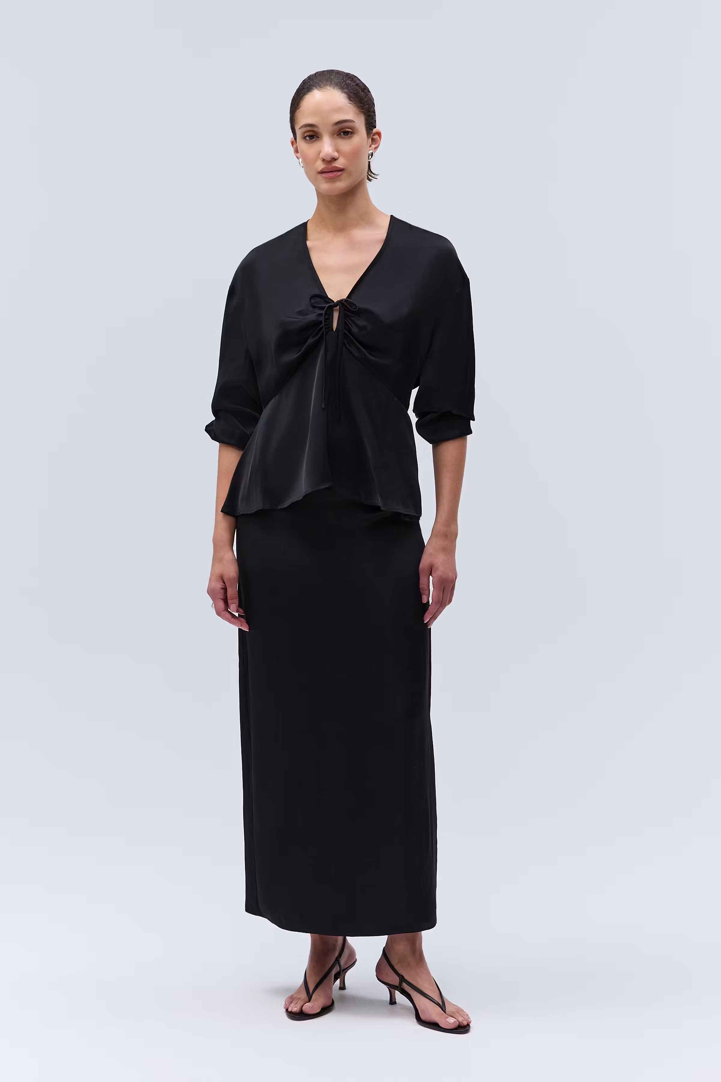 IOEvaluna Blouse LOOKBOOK FRONT 30600008-BK999