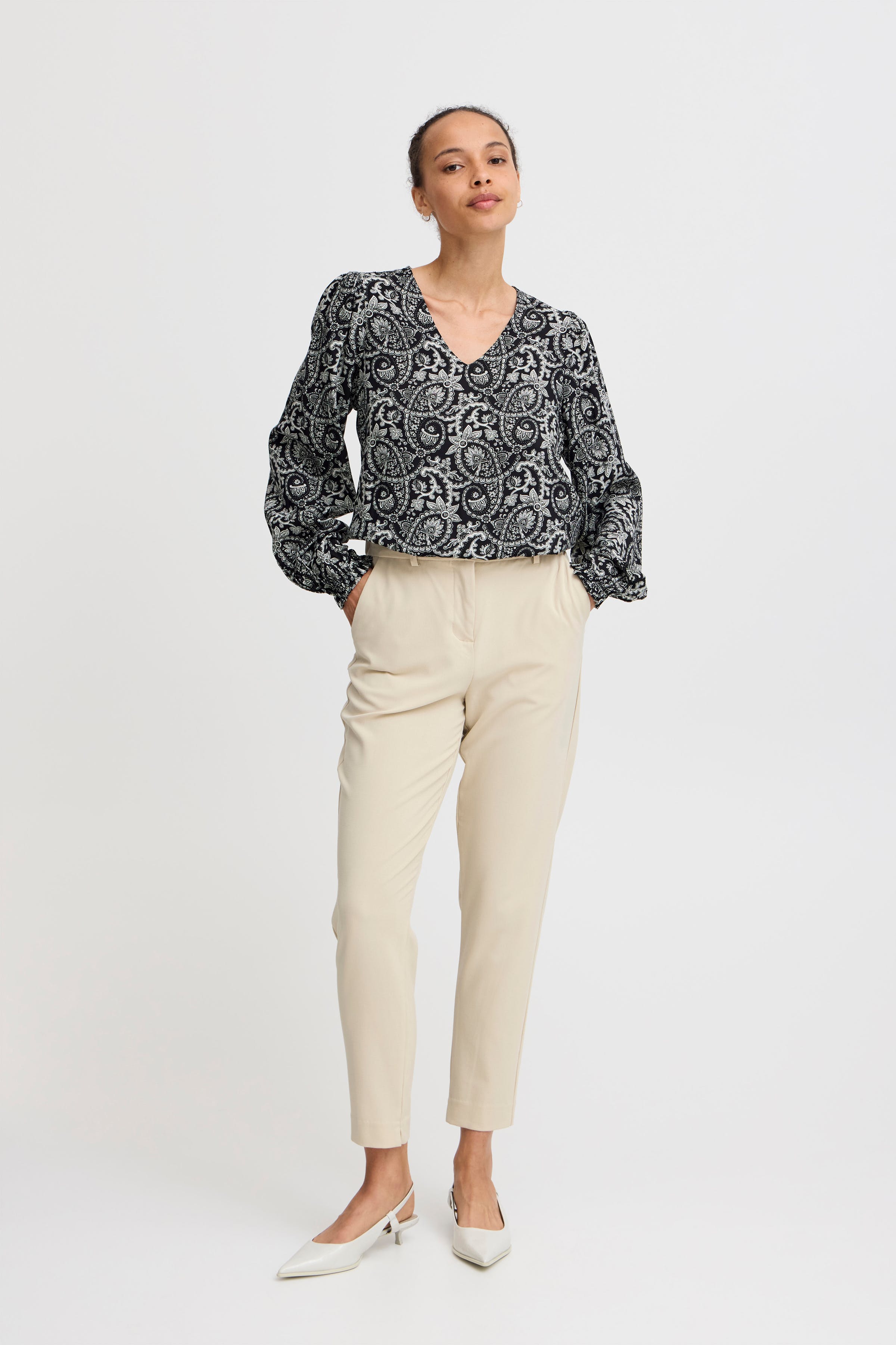 Langarm-Bluse LOOKBOOK FRONT 20816137-200453