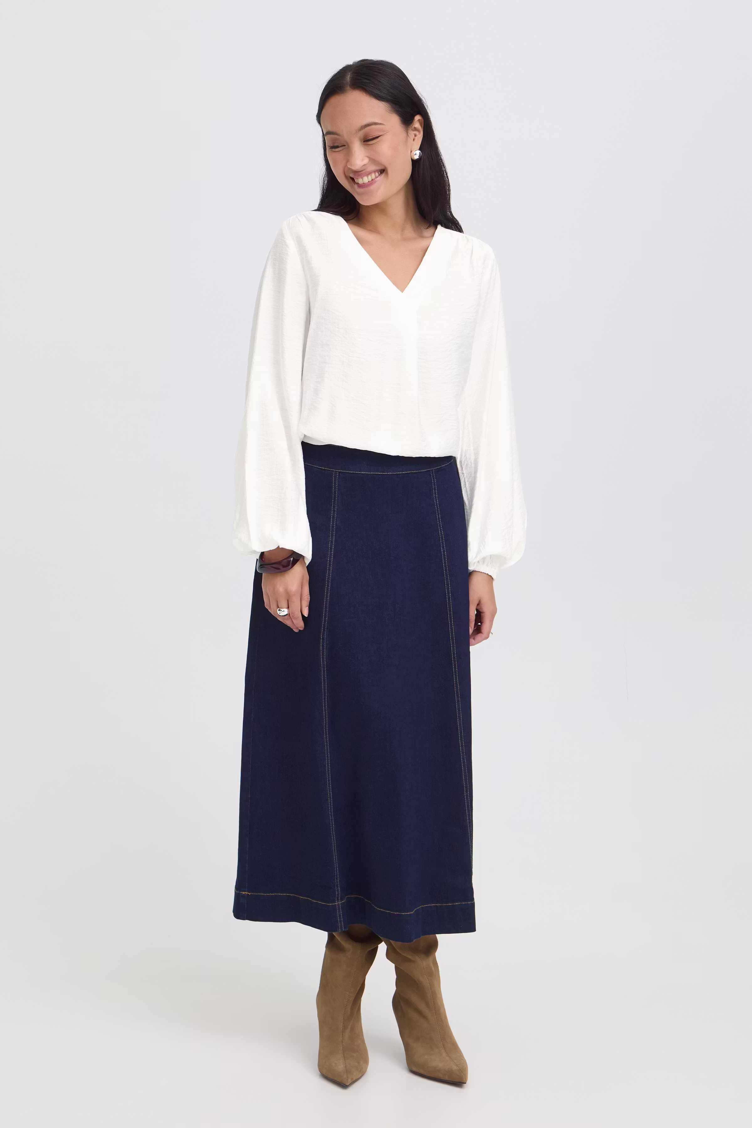 FRARIANA Bluse LOOKBOOK FRONT 20614542-110701