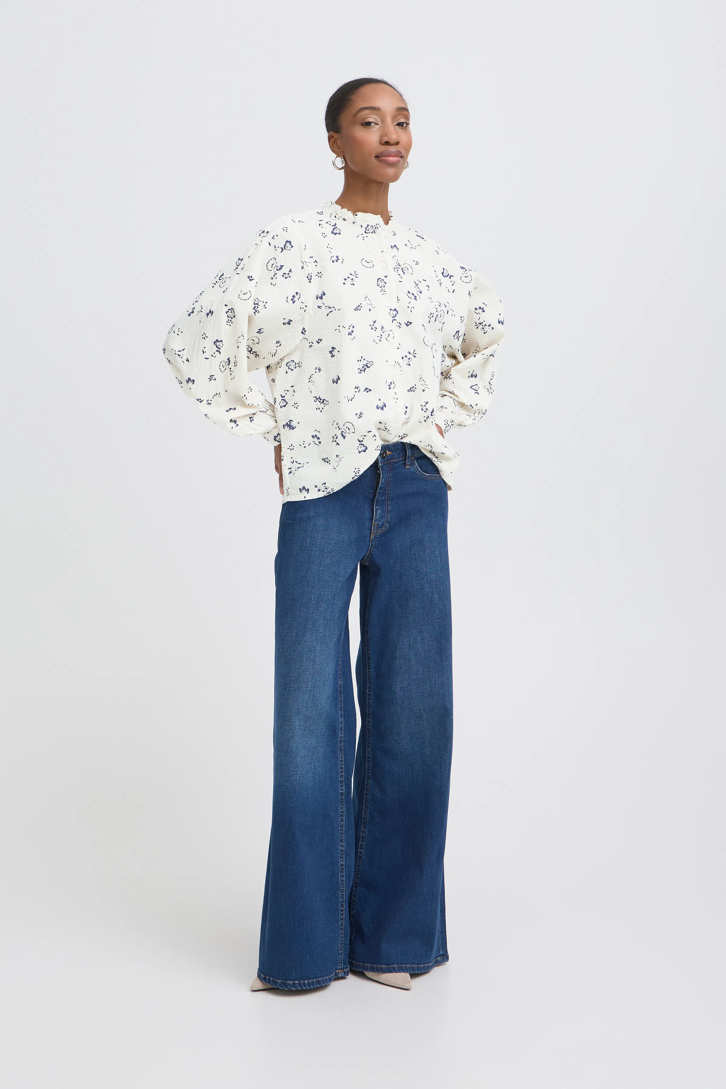 IHQWINA Skjorte LOOKBOOK FRONT 20125170-900004167