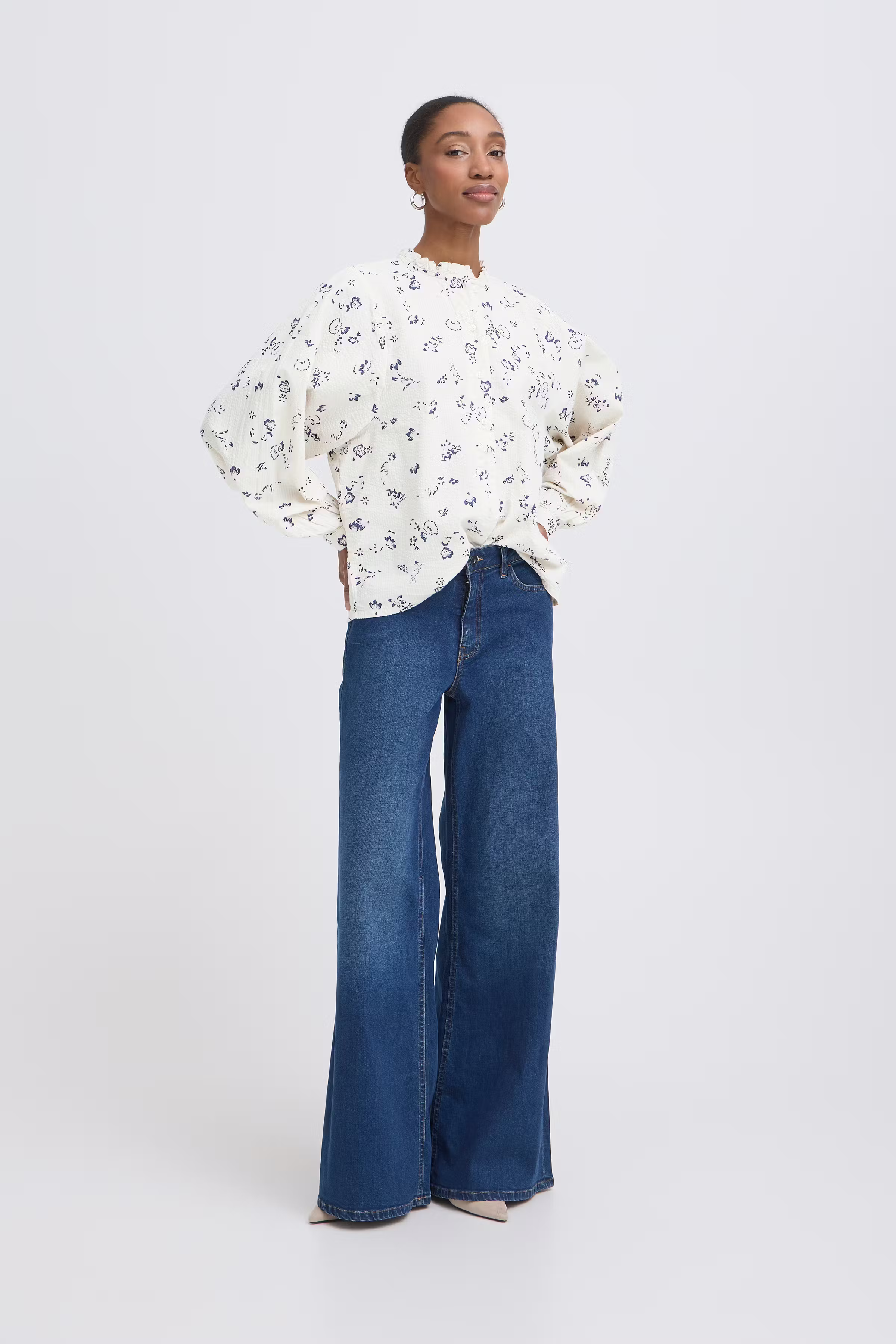 IHQWINA Skjorte LOOKBOOK FRONT 20125170-900004167