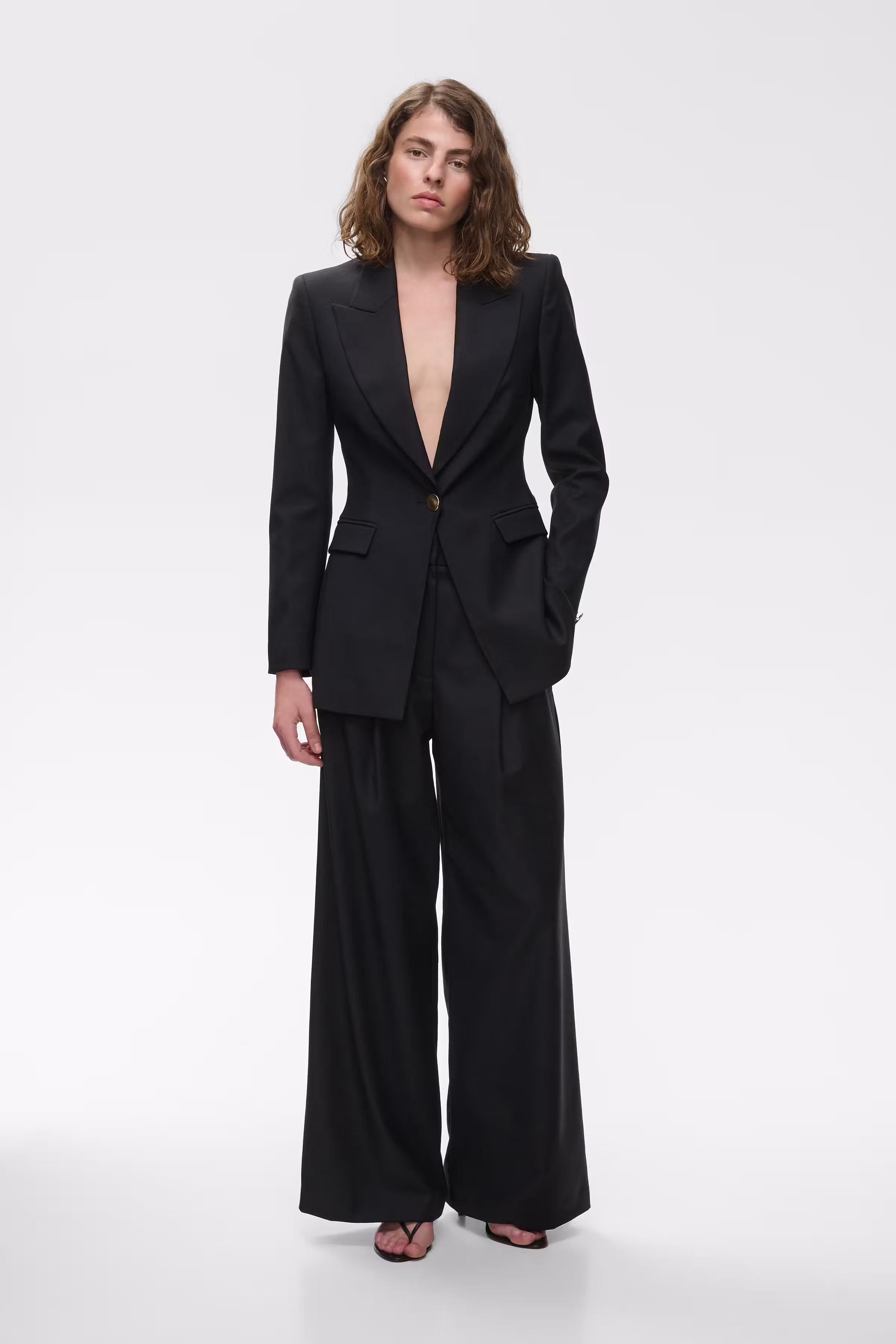 IOPriscilla Trousers LOOKBOOK FRONT 30600060-BK999