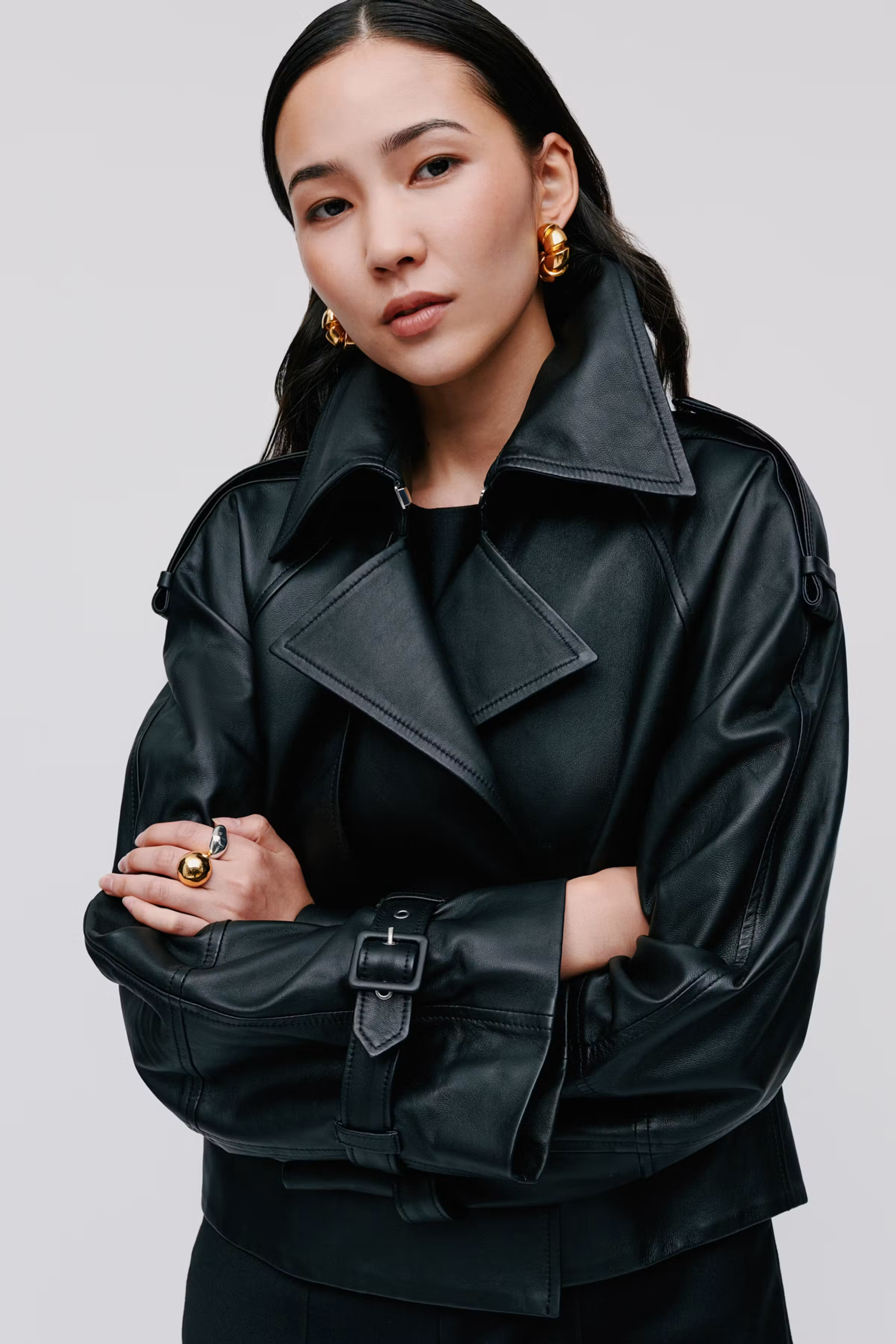 IOLUNA Outerwear LOOKBOOK FRONT 30600686-BK999